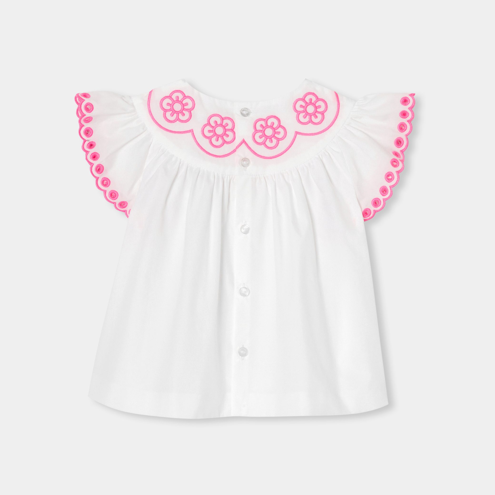 Baby girl short-sleeved blouse - Celia - Image 4