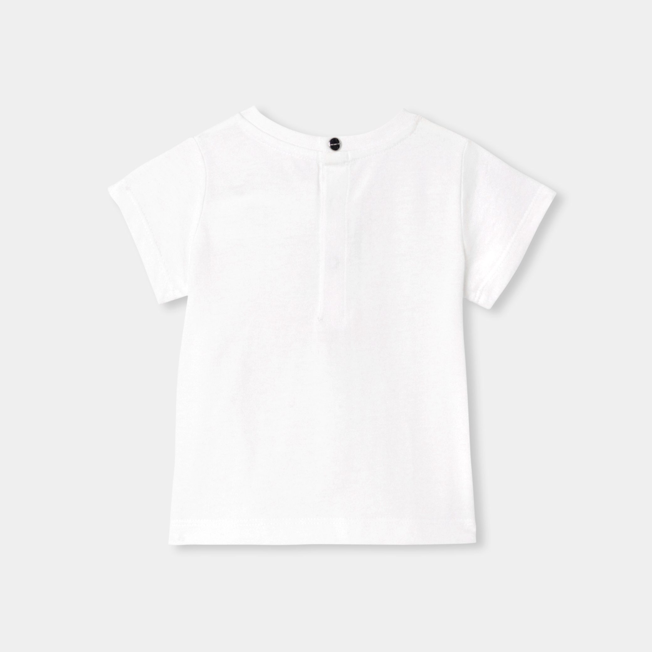 Baby girl short-sleeved T-shirt - Amande - Image 2