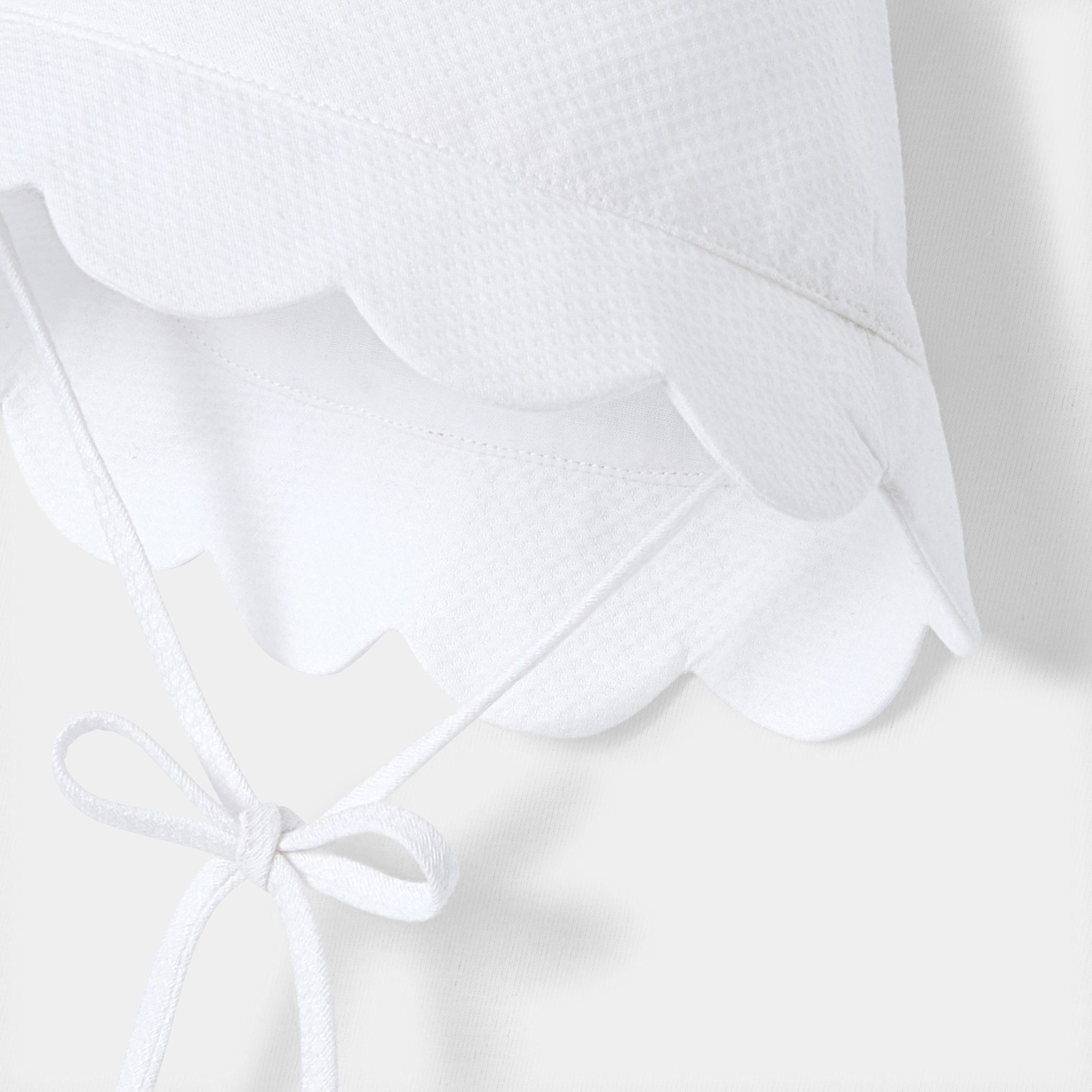 Baby girl bob in cotton pique - Hanna - Image 2