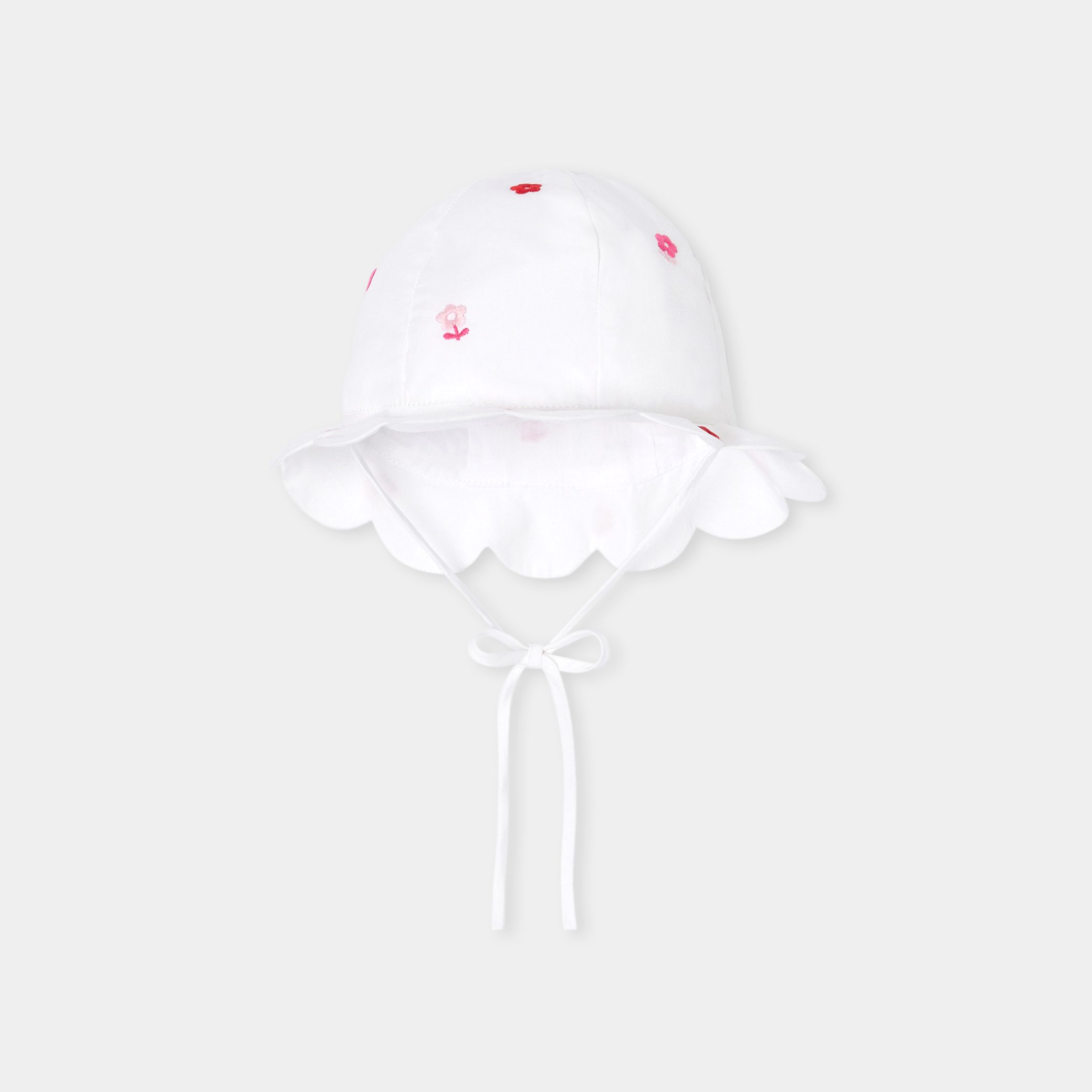 Baby girl hat in poplin - Ingrid