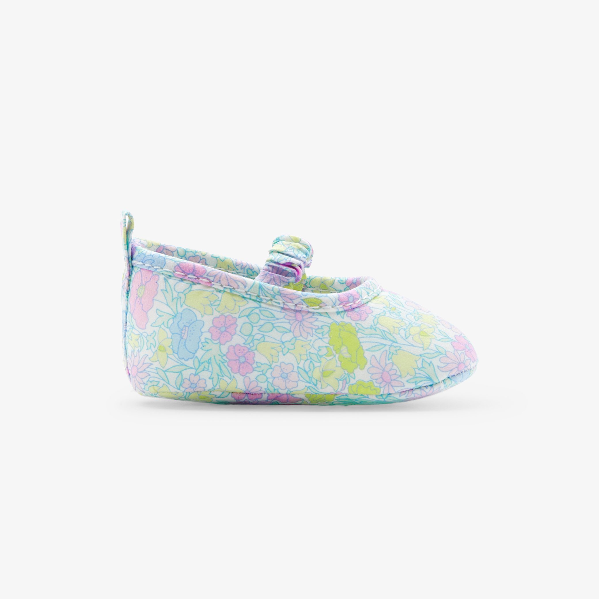 Baby girl ballet flats in Liberty fabric - Juliette