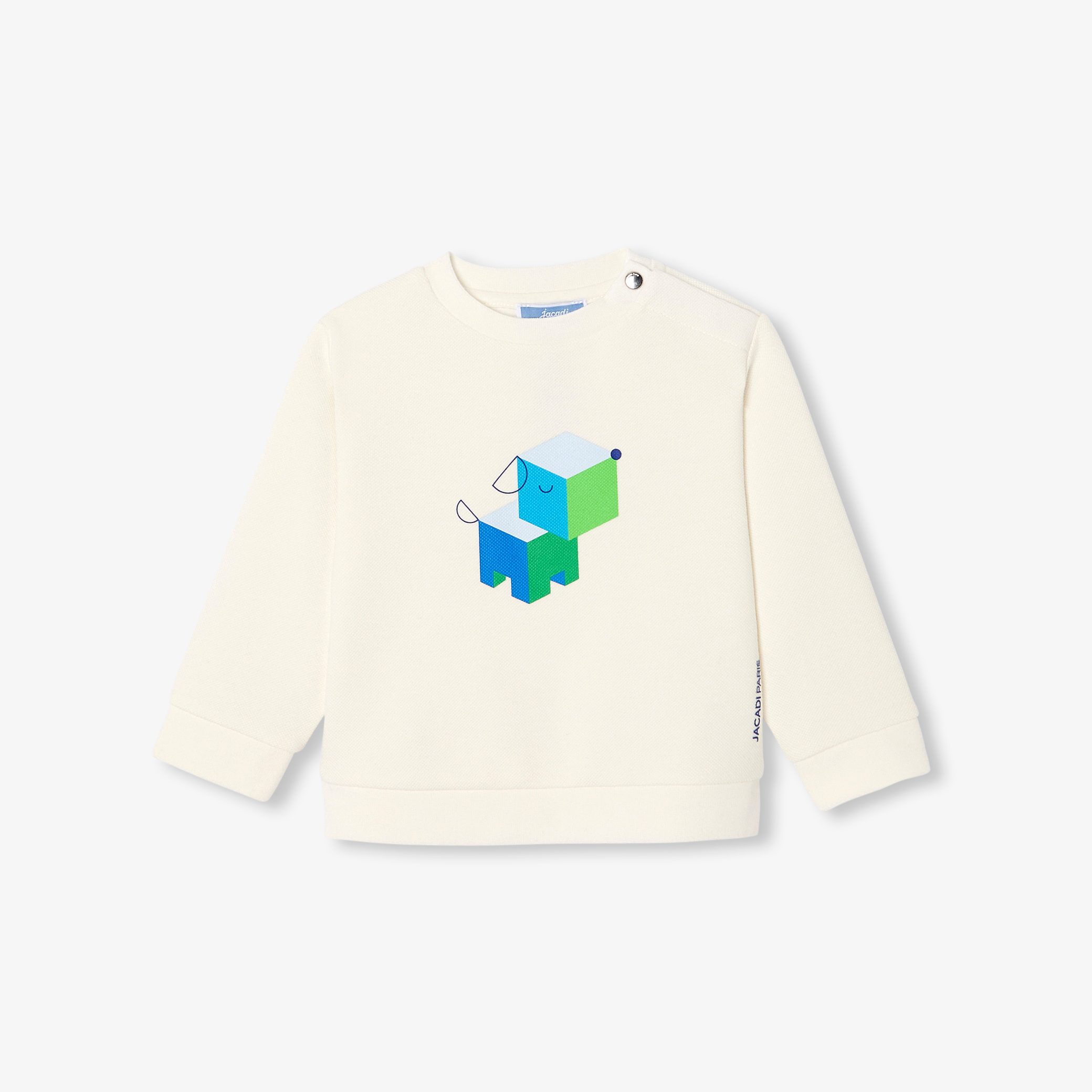 Baby boy fleece sweatshirt - Corniche - Image 2