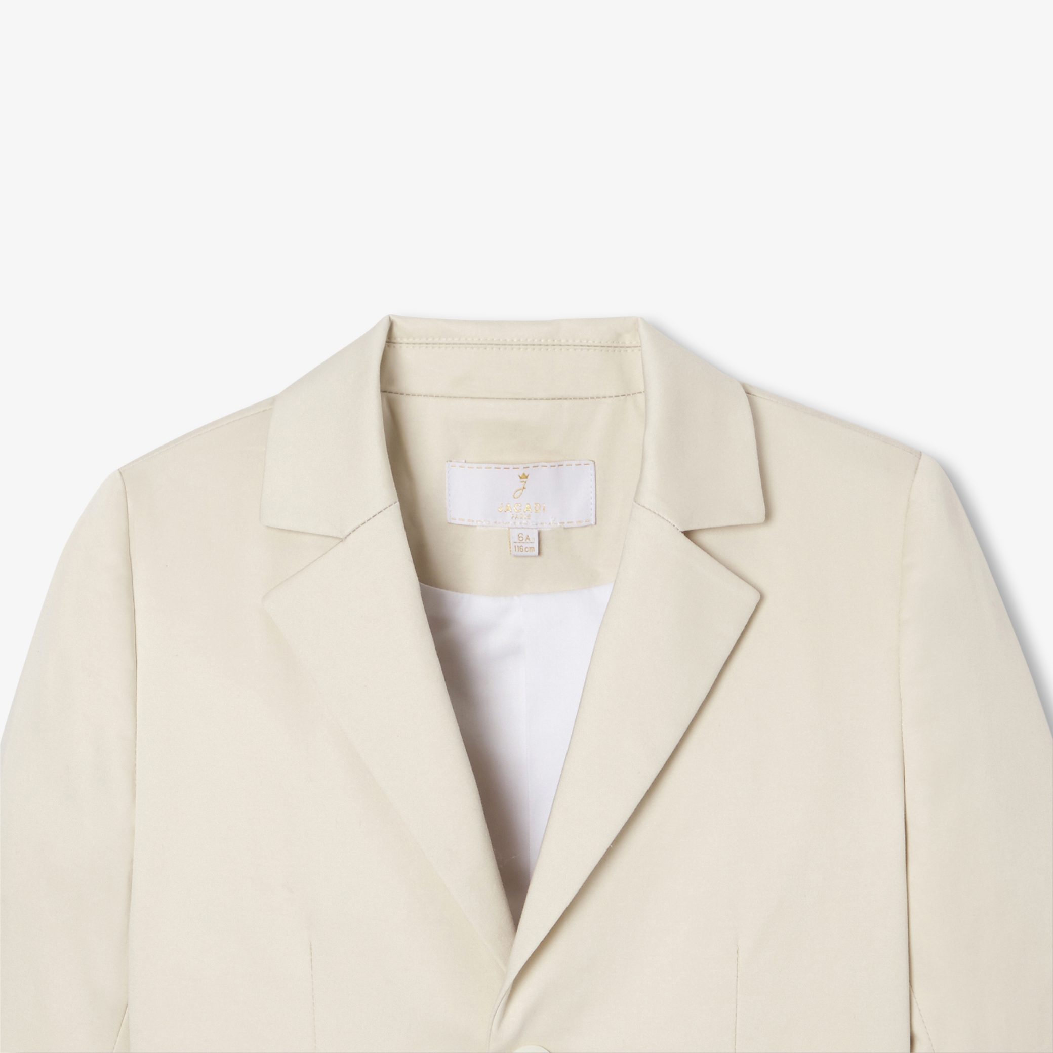 Boy jacket in cotton satin - Chateau - Image 5