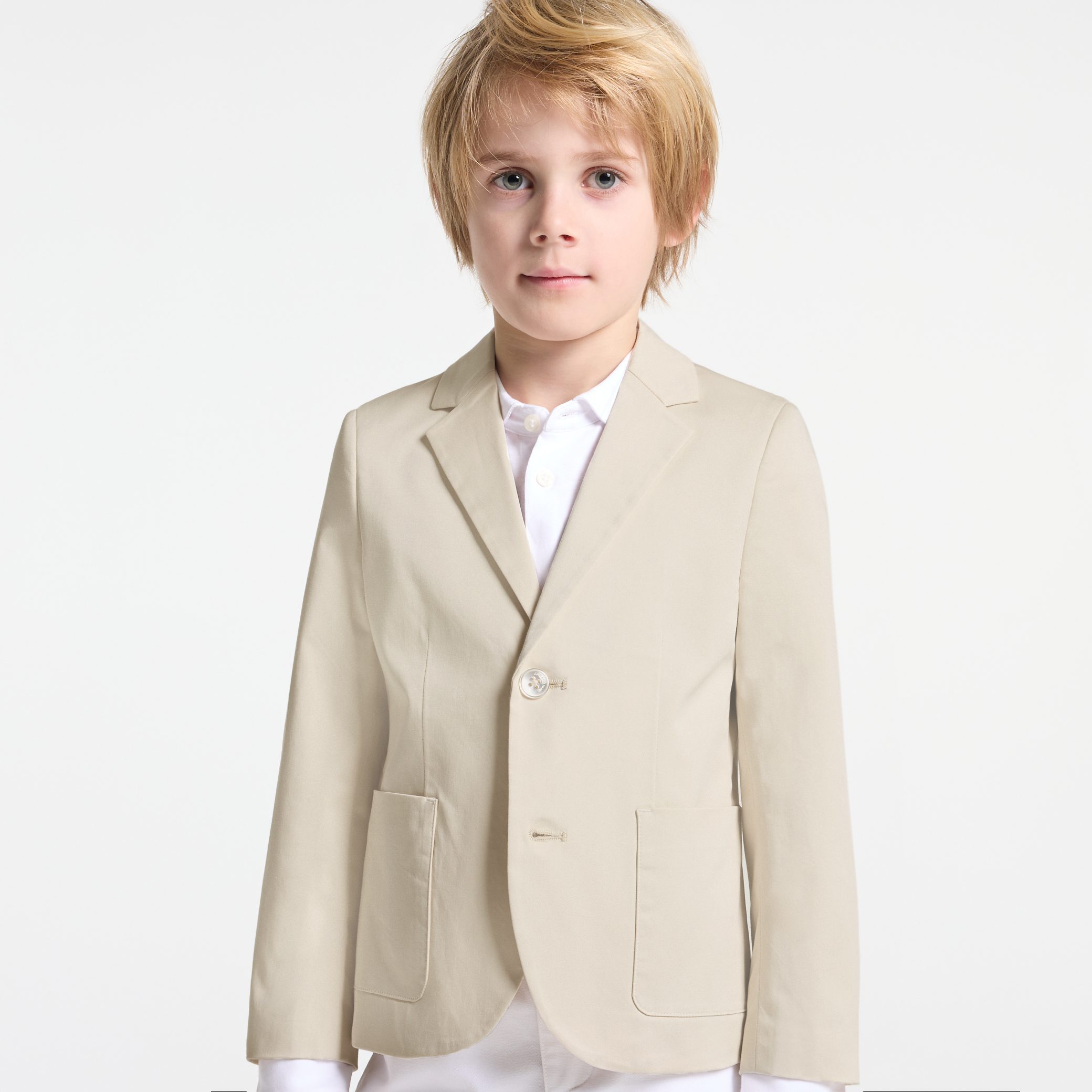 Boy jacket in cotton satin - Chateau
