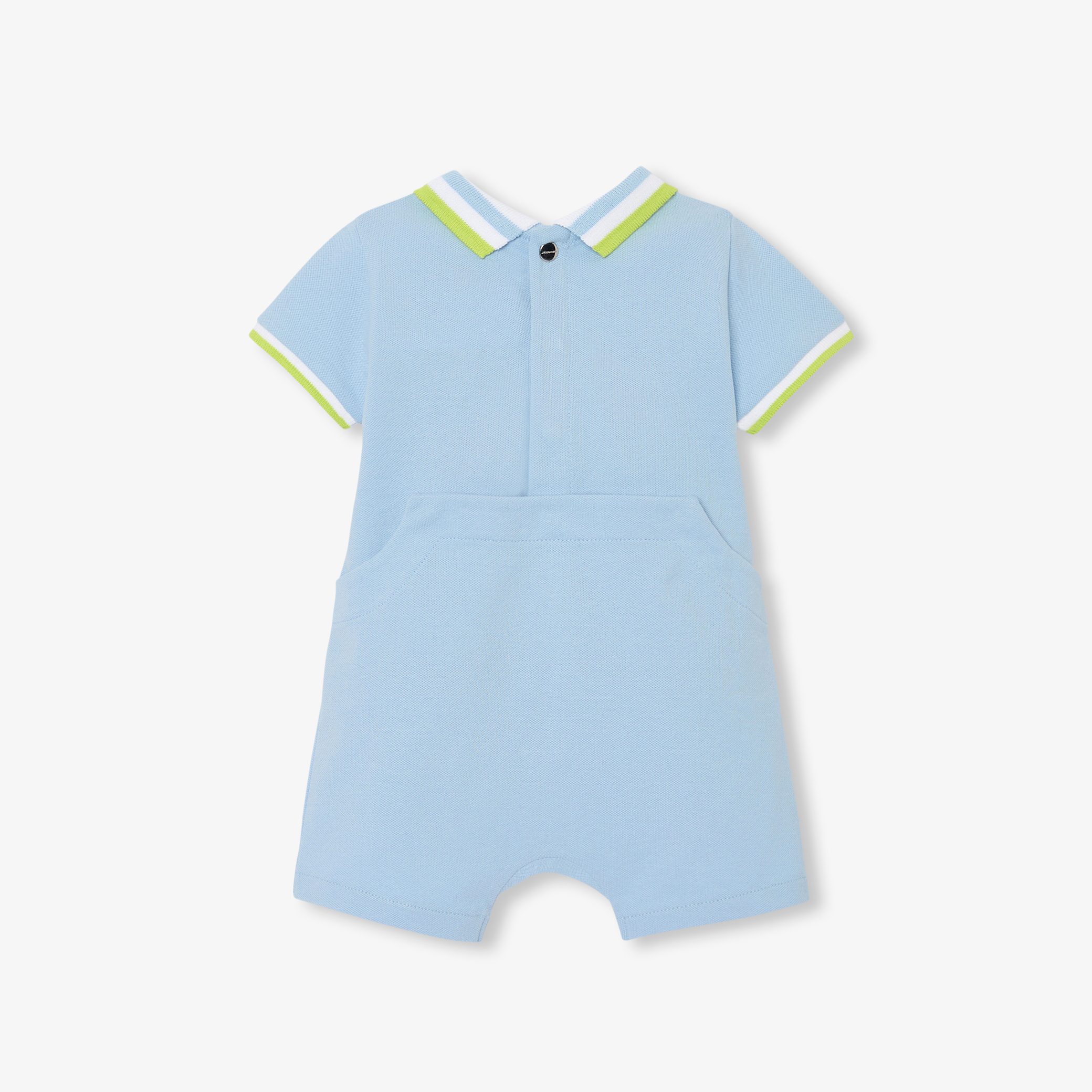 Baby boy polo/short jumpsuit - Clarinette - Image 2