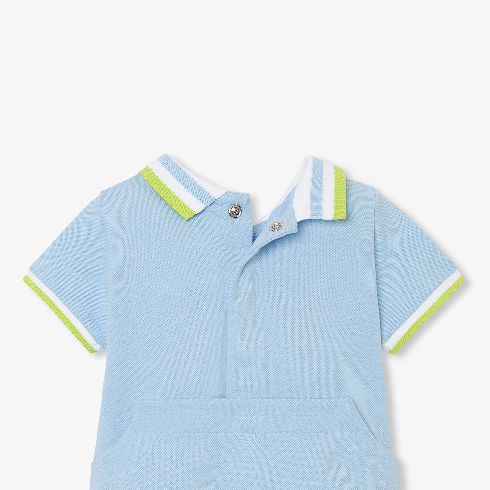Baby boy polo/short jumpsuit - Clarinette - Image 4