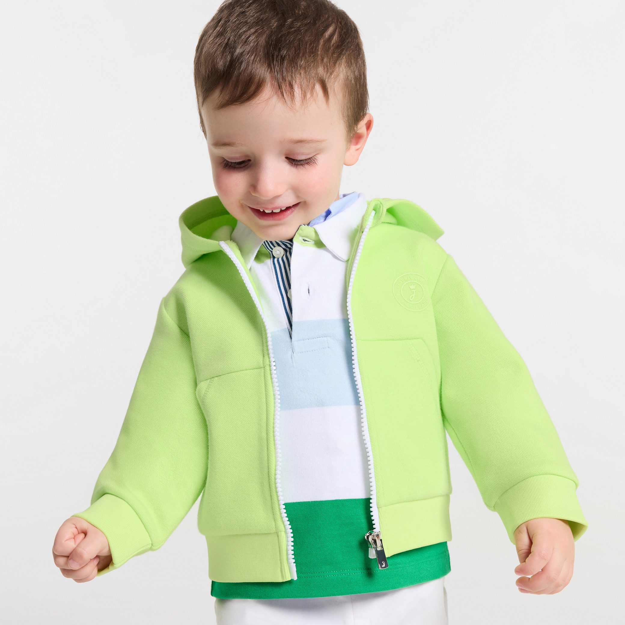 Baby boy zip-up sweatshirt - Citronnade