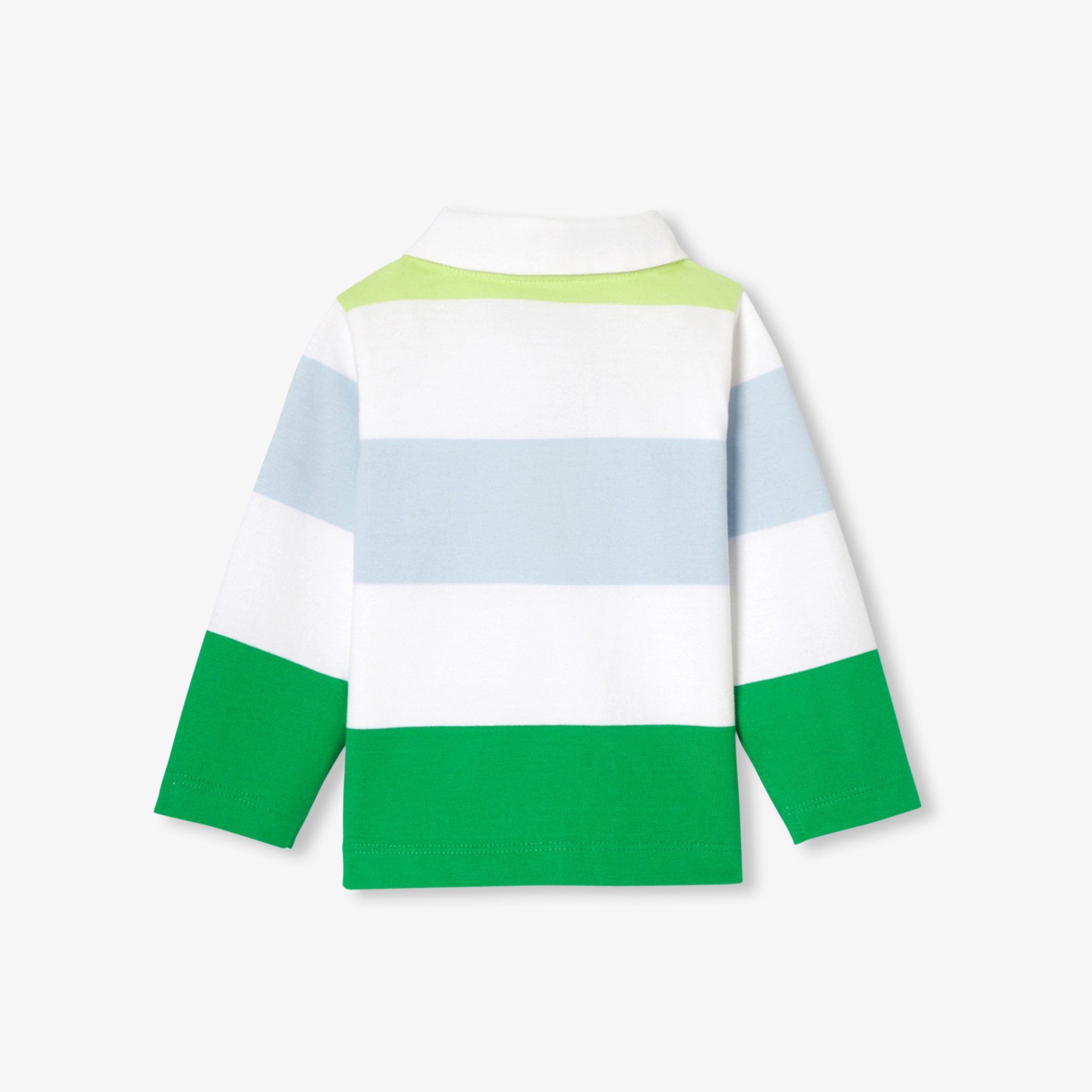 Baby boy long-sleeve polo shirt - Caleche - Image 4