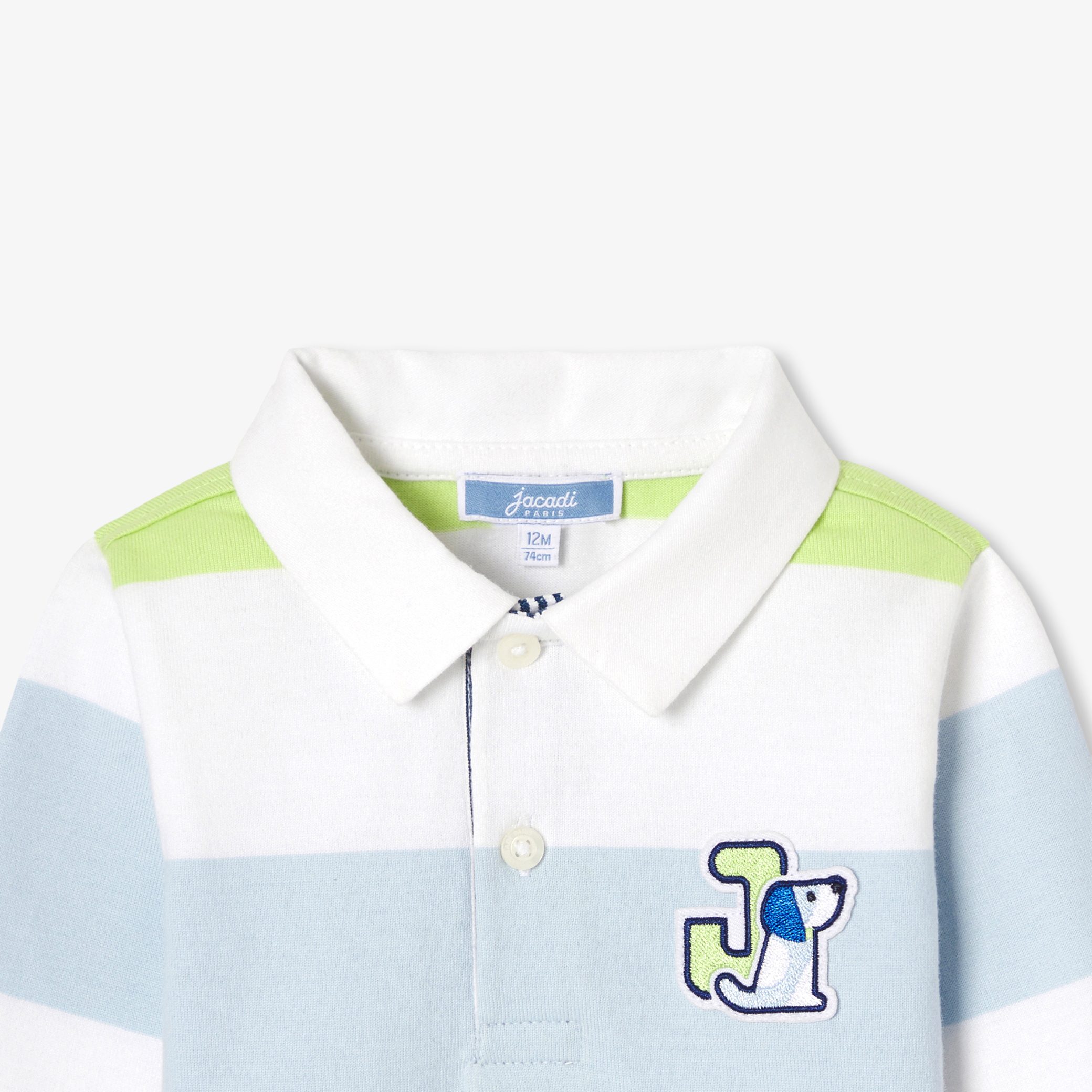 Baby boy long-sleeve polo shirt - Caleche - Image 5