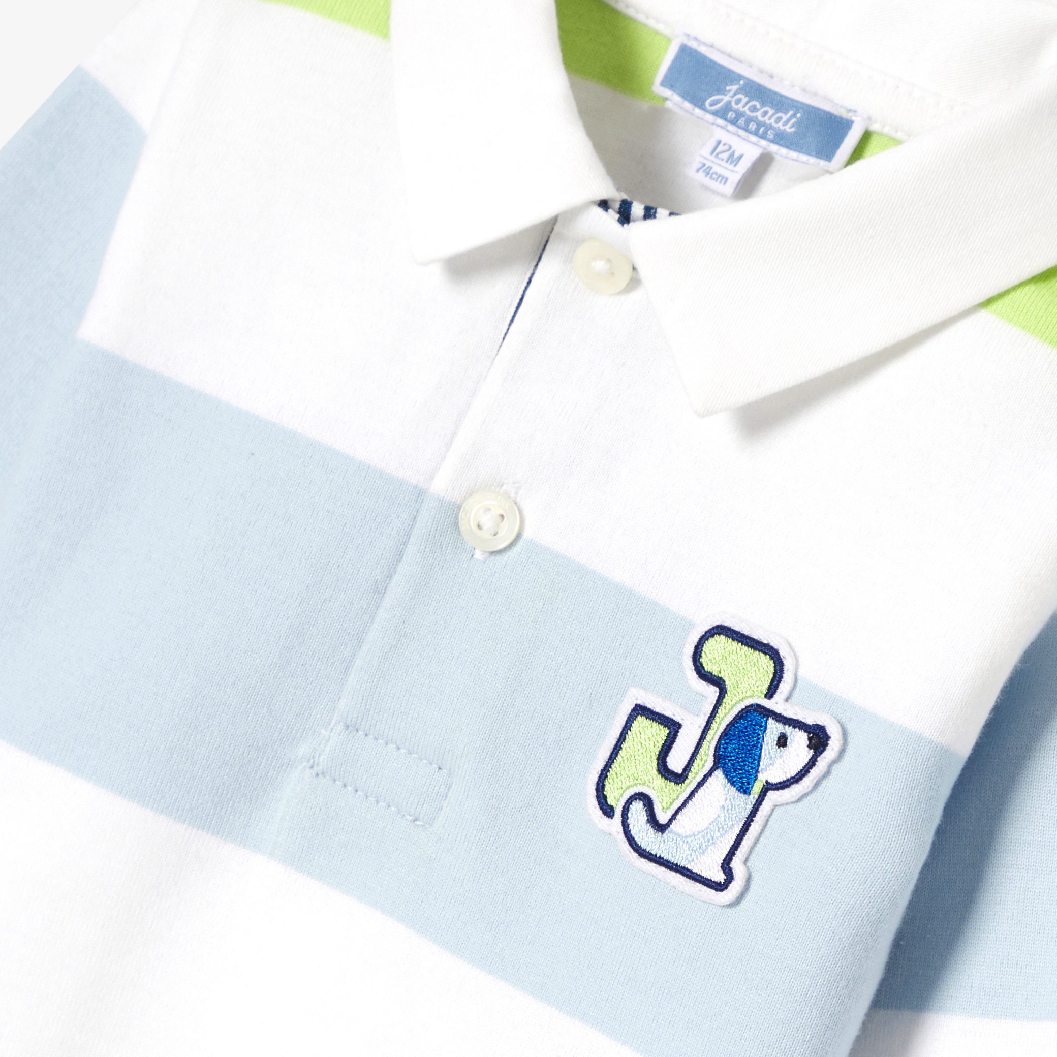 Baby boy long-sleeve polo shirt - Caleche - Image 6