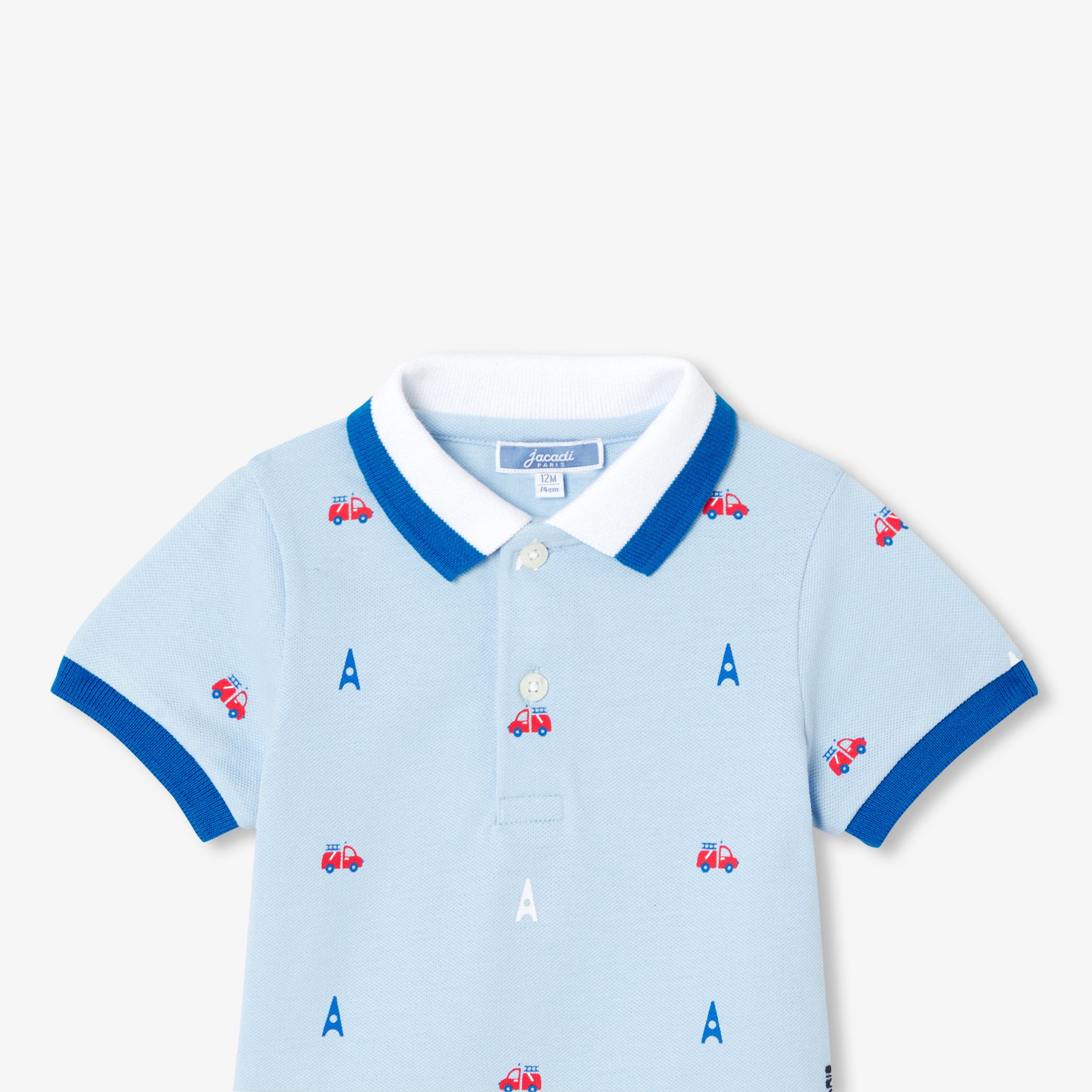 Baby boy dog polo shirt - Doucet - Image 3