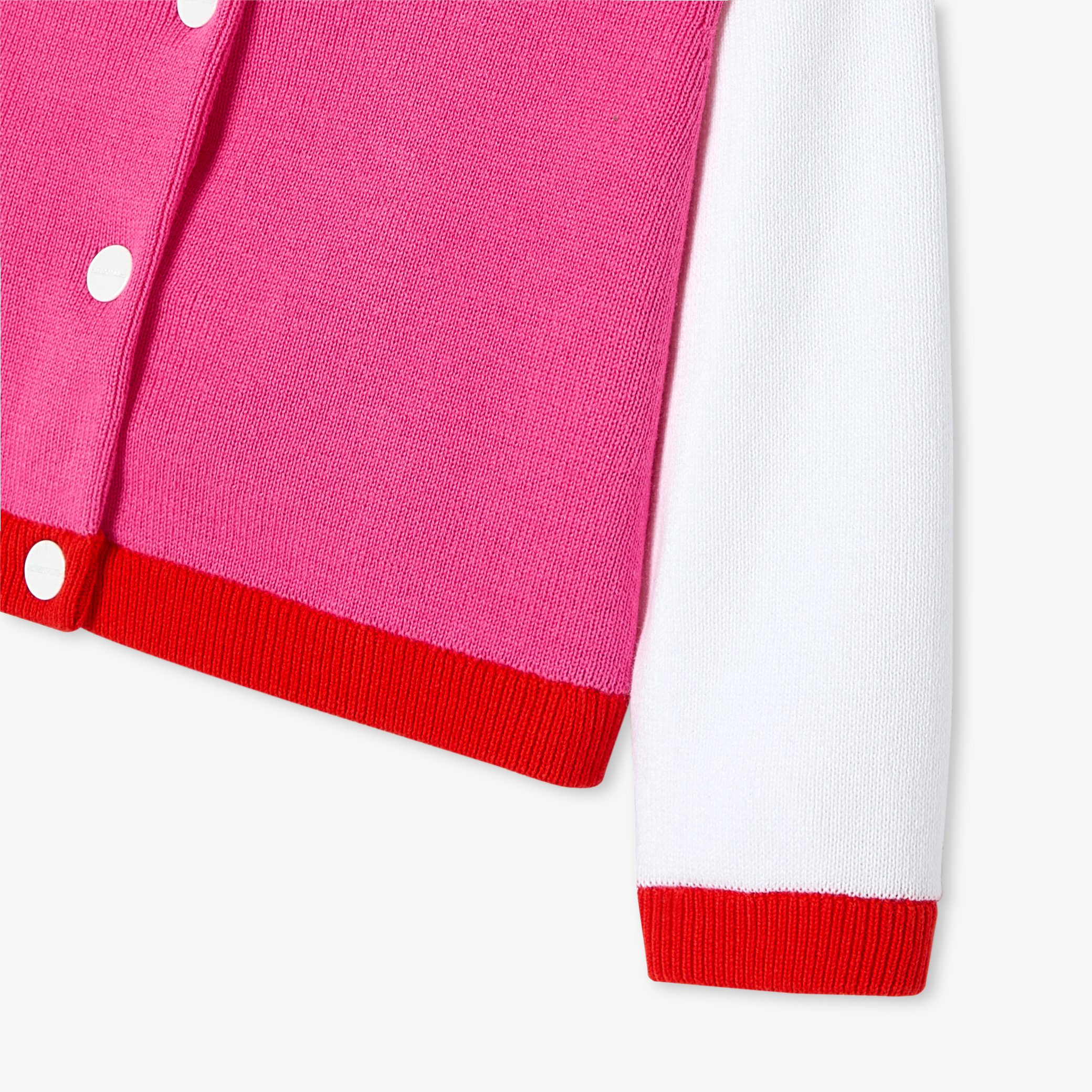 Baby girl Varsity spirit cardigan - Cyclade - Image 4