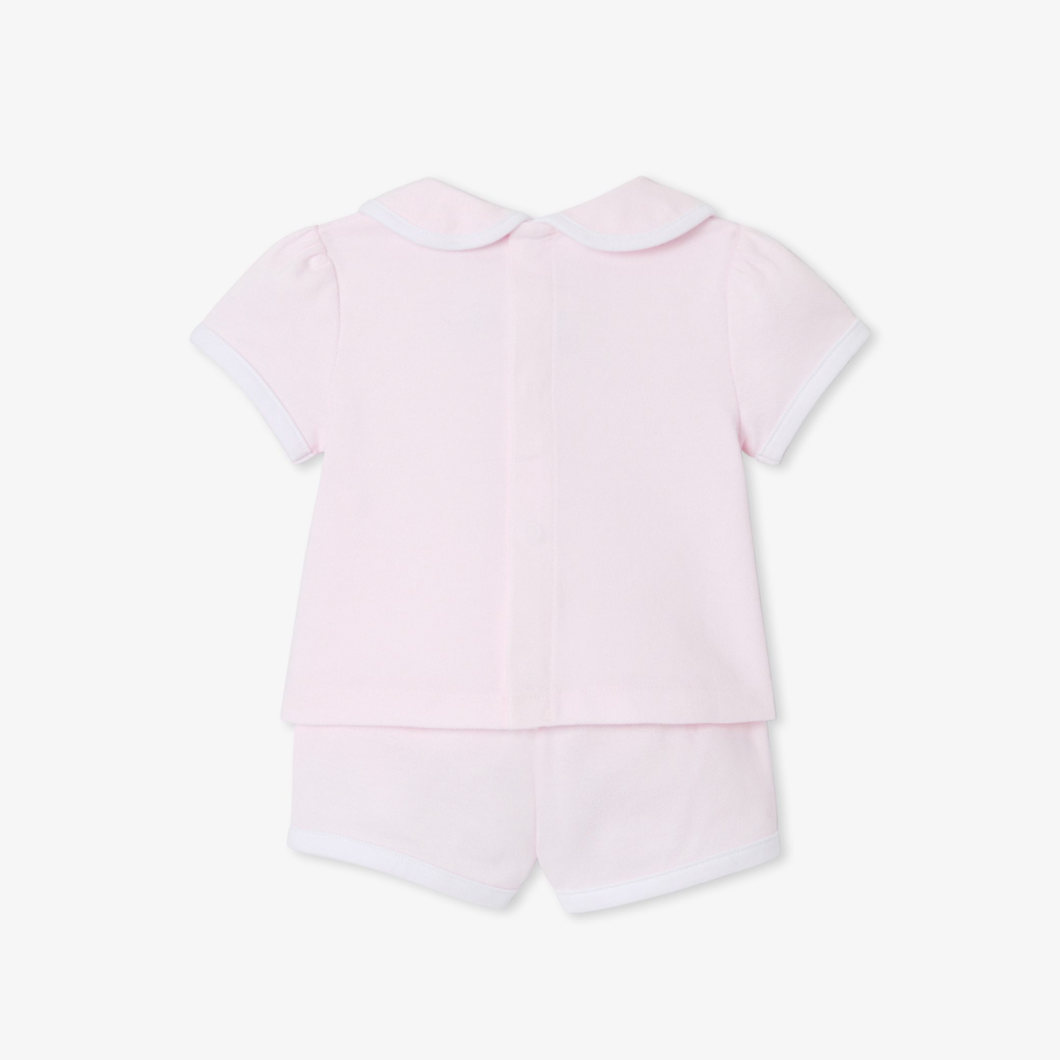 Baby girl set in cotton pique - Altesse - Image 2