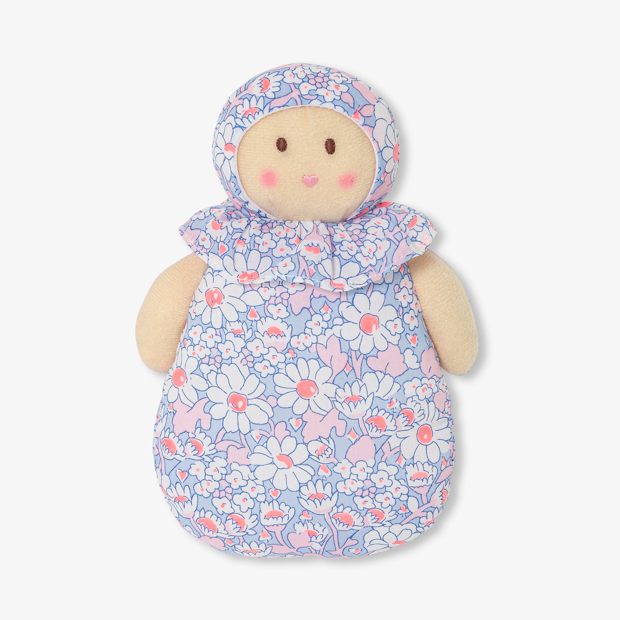 Josephine Liberty fabric rattle doll