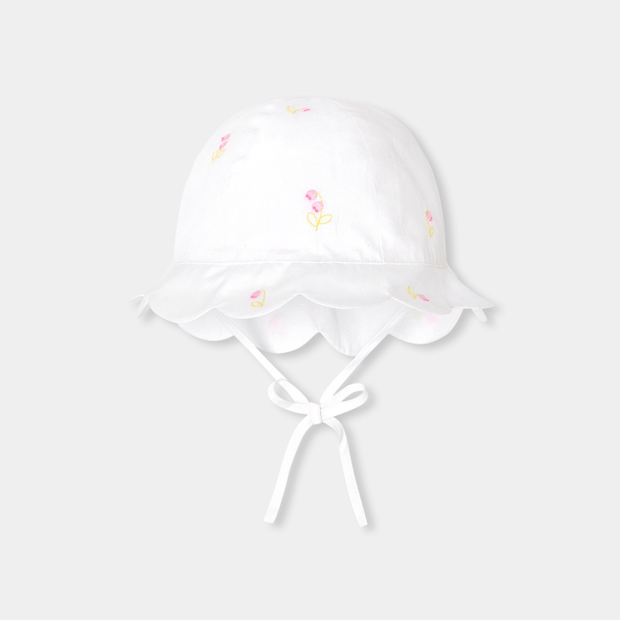 Baby girl scalloped hat - Karline