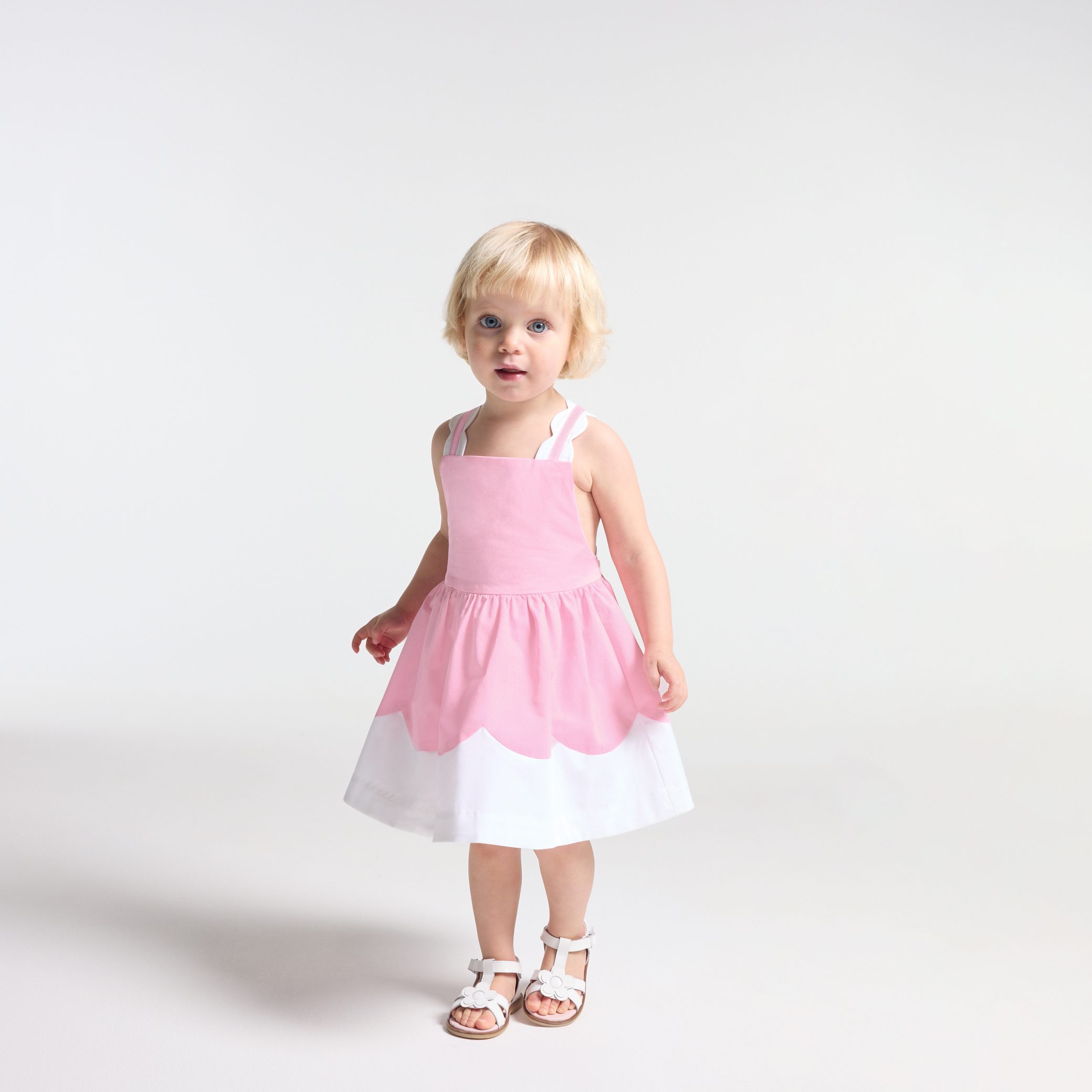 Baby girl ceremony dress - Coquelicot