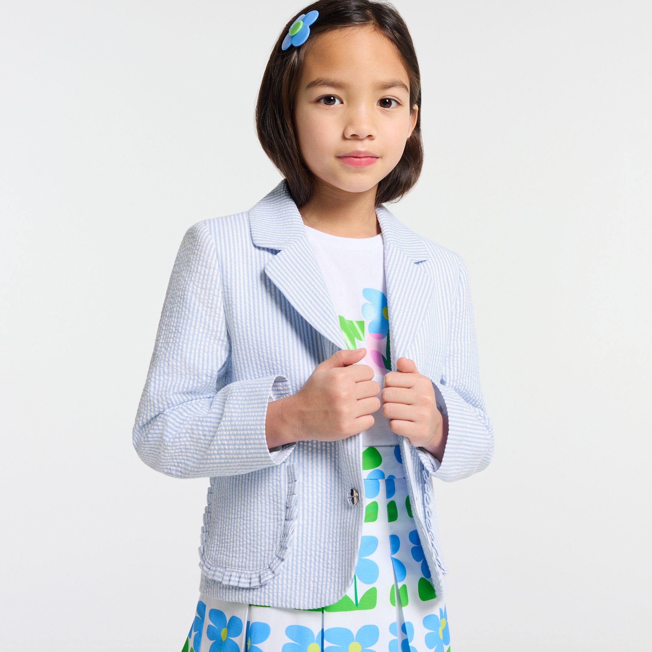 Girl seersucker jacket - Nereide