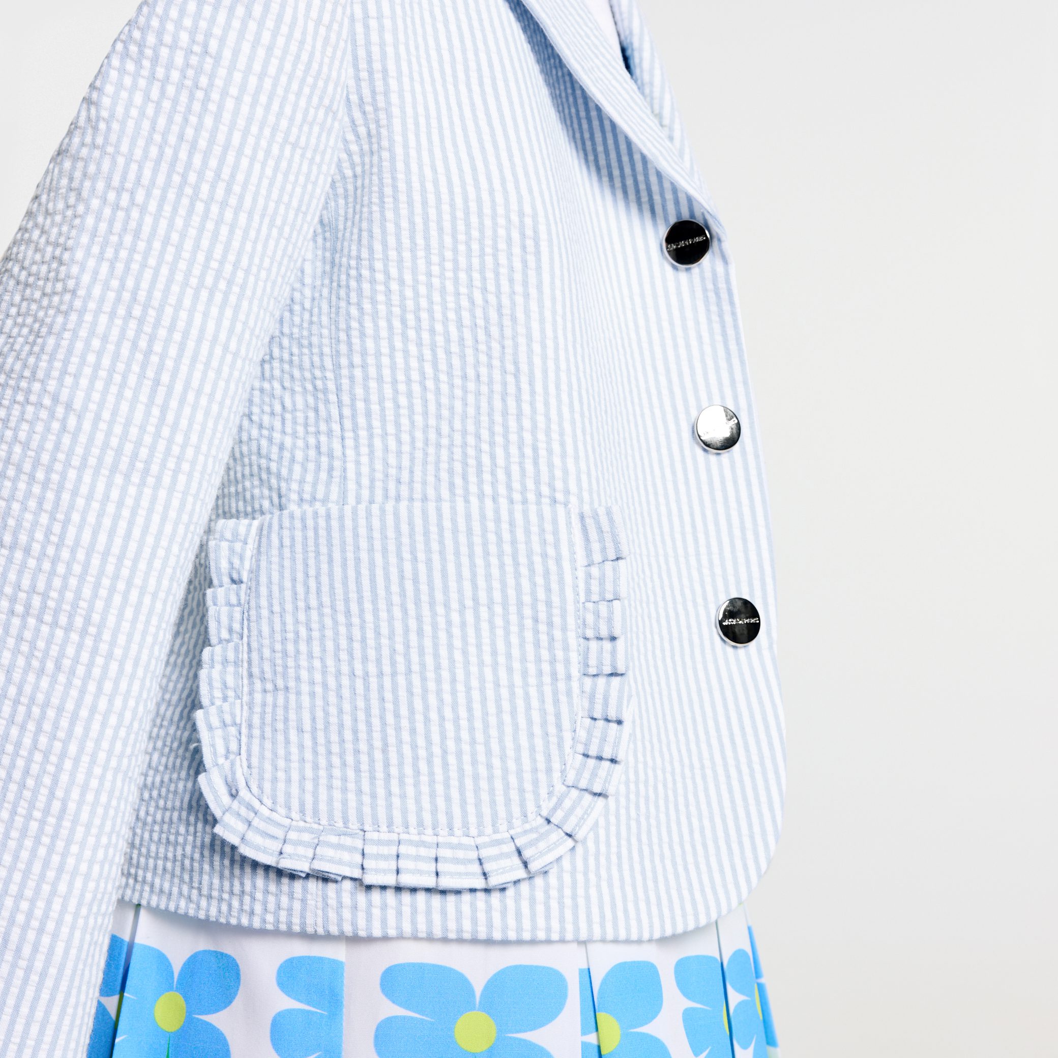 Girl seersucker jacket - Nereide - Image 2