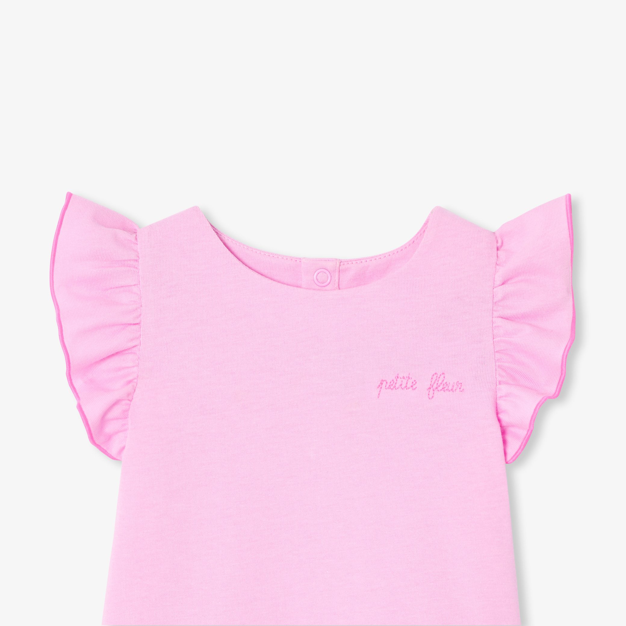 Baby girl T-shirt with ruffled sleeves - Ana - Image 3