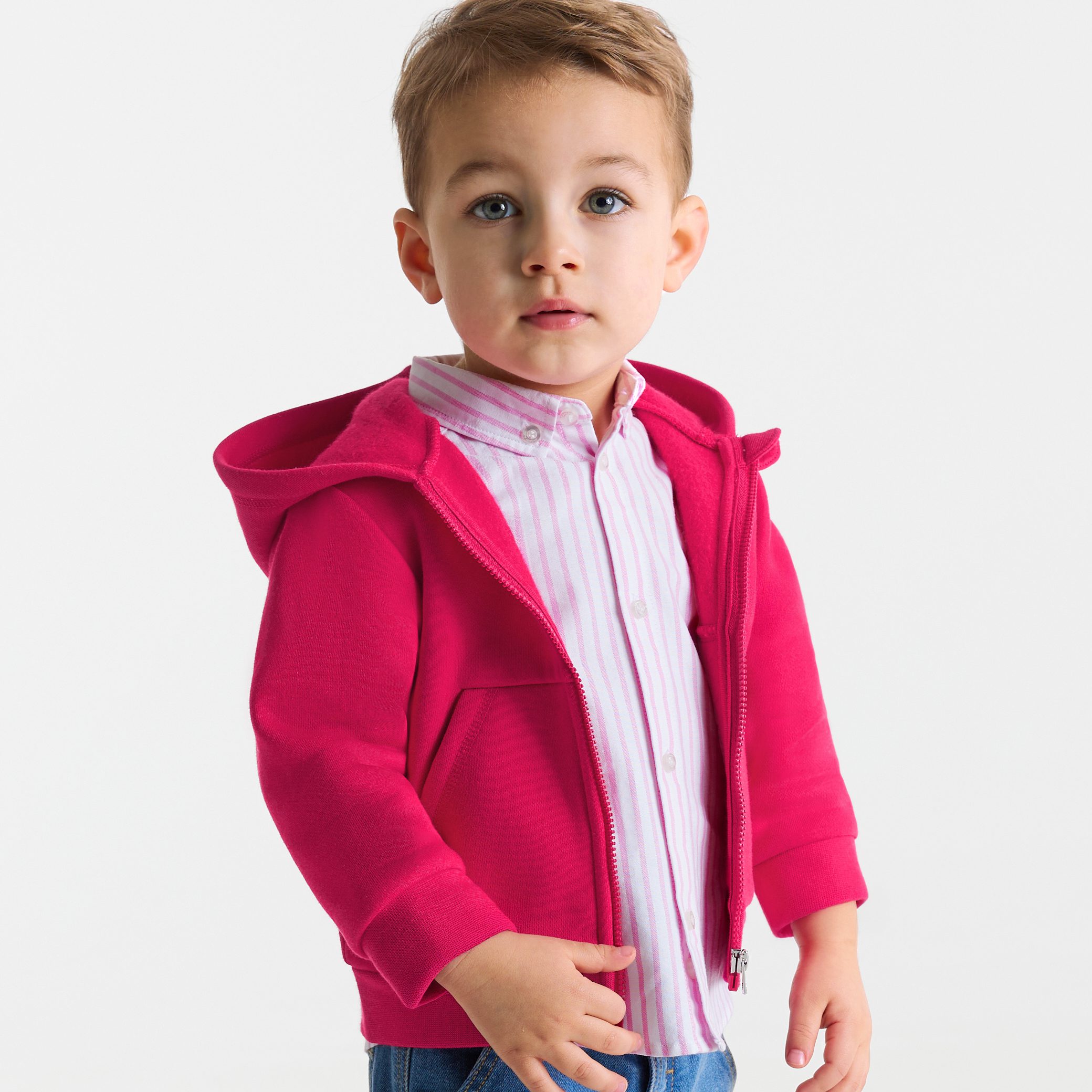 Baby fleece zip-up sweatshirt - Chelsea