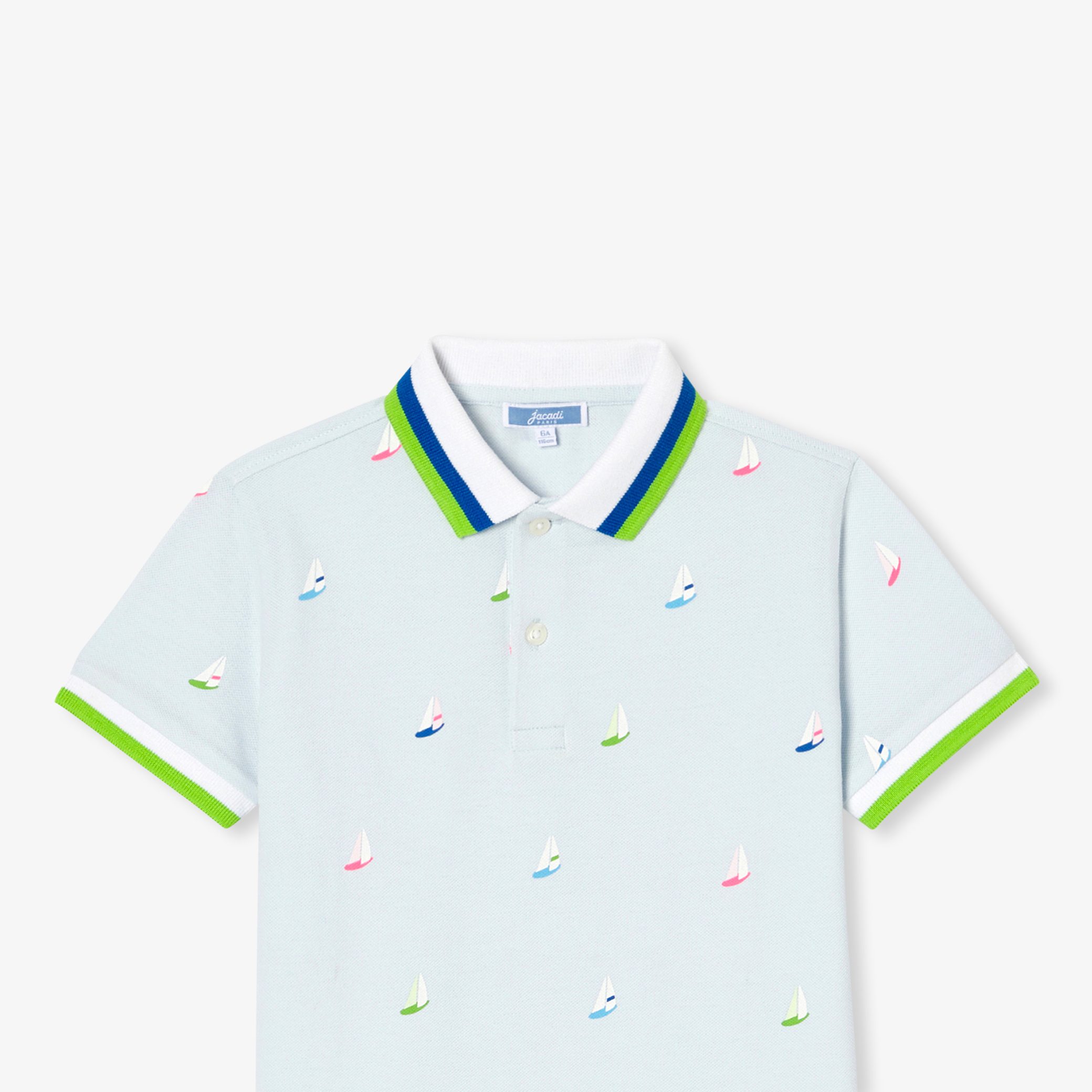 Boy boat polo shirt - Alceste - Image 6