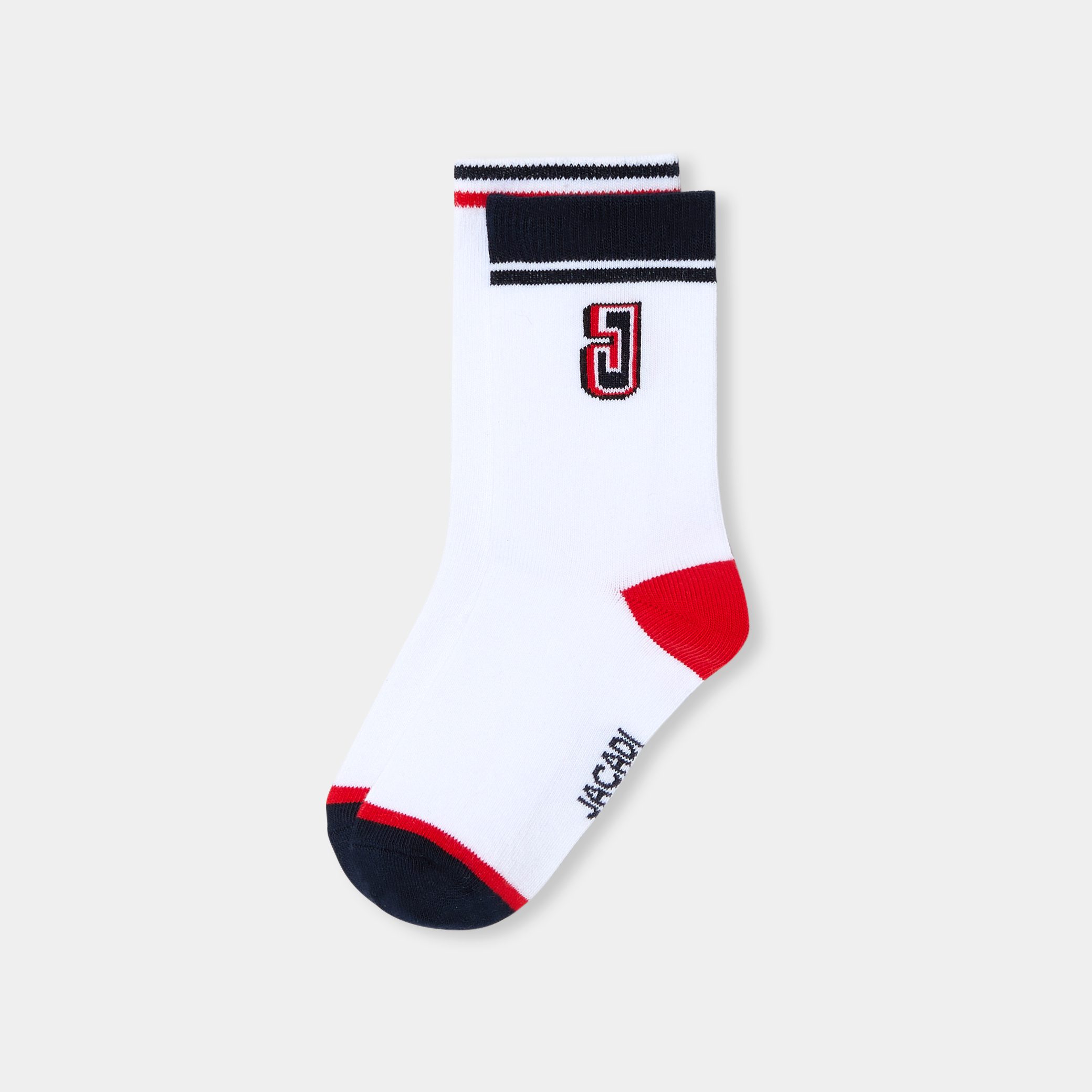 Boy duo of socks - Organdi Red - Image 2