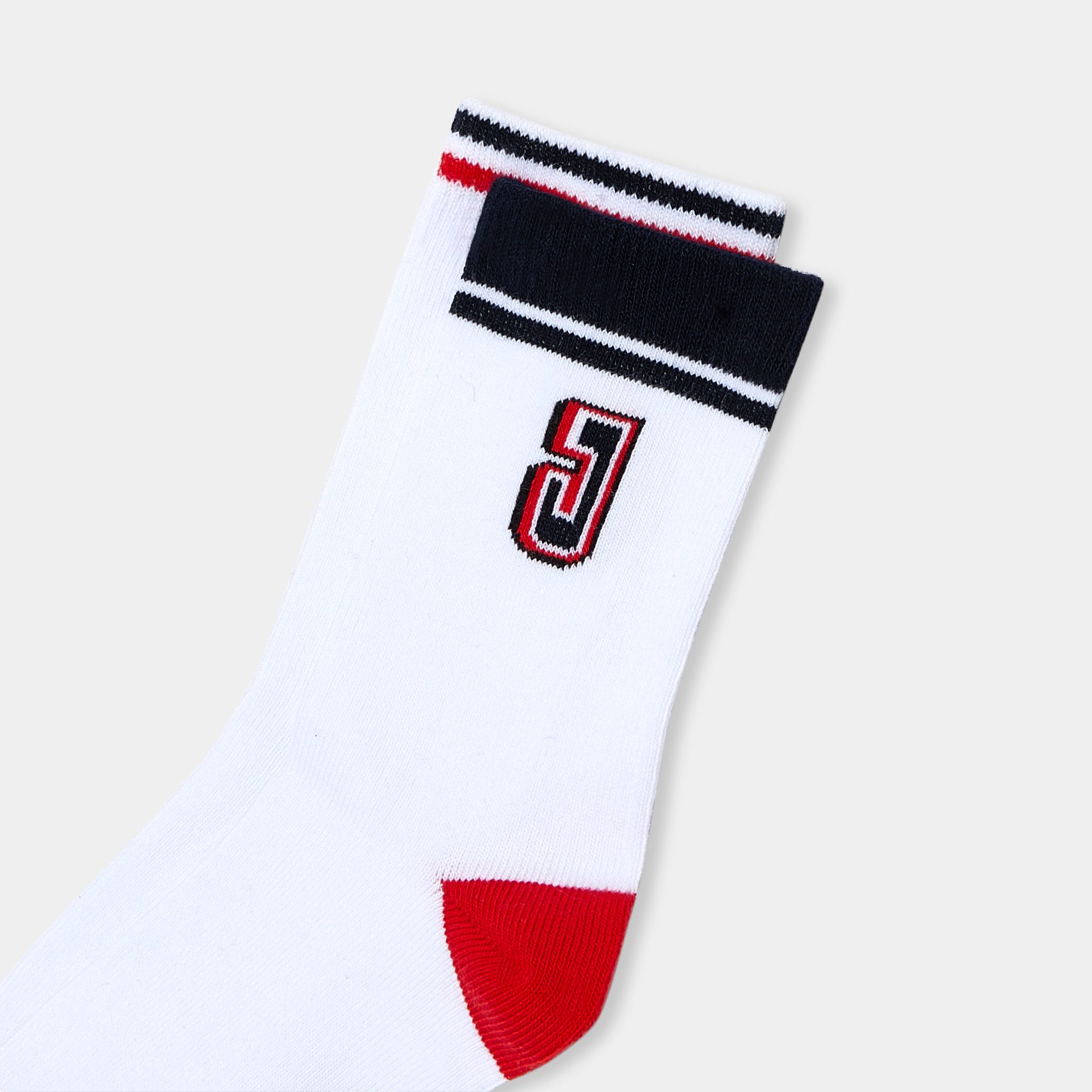 Boy duo of socks - Organdi Red - Image 3