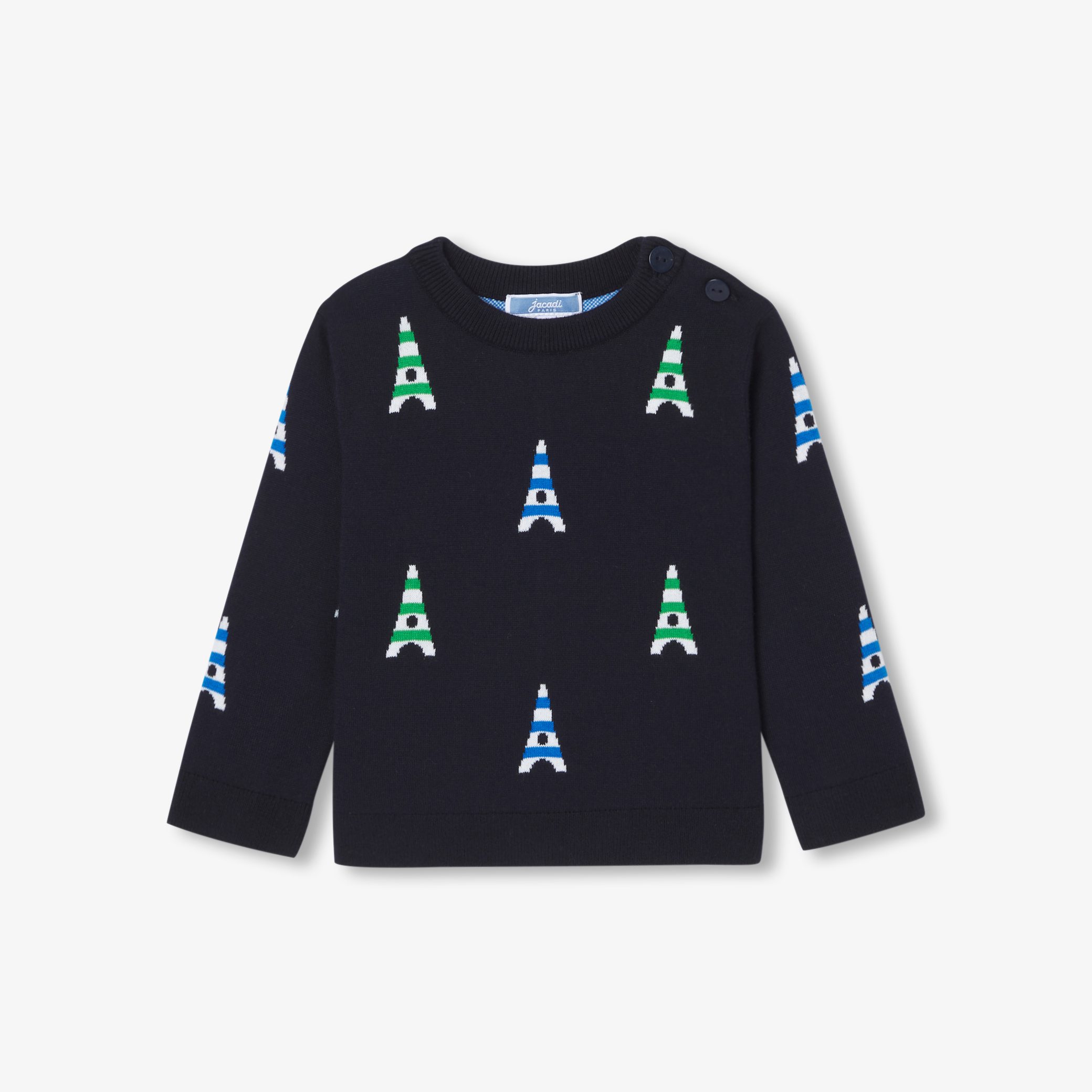 Baby boy cotton jumper - Fortunee