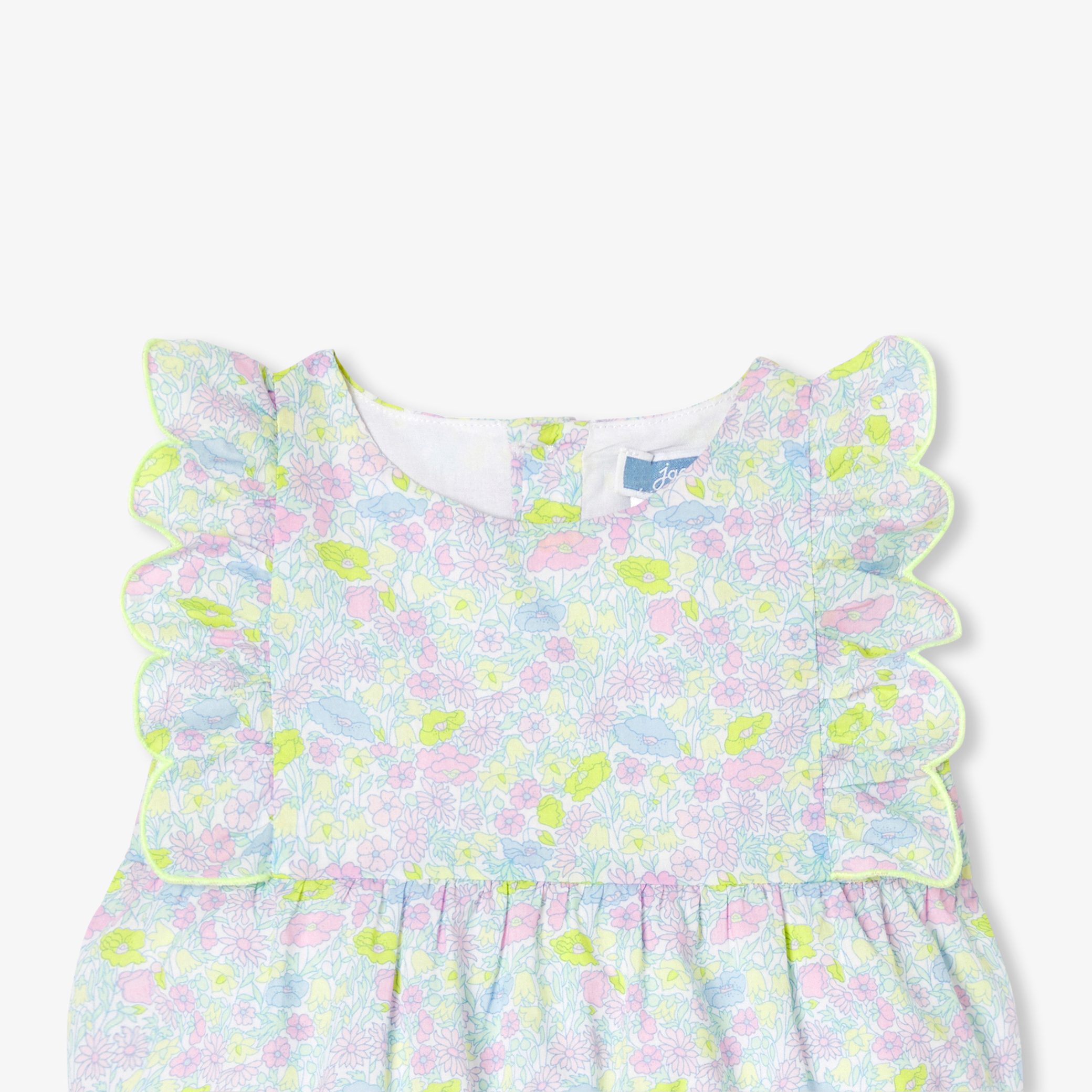 Baby girl romper in Liberty fabric - Cousette - Image 3