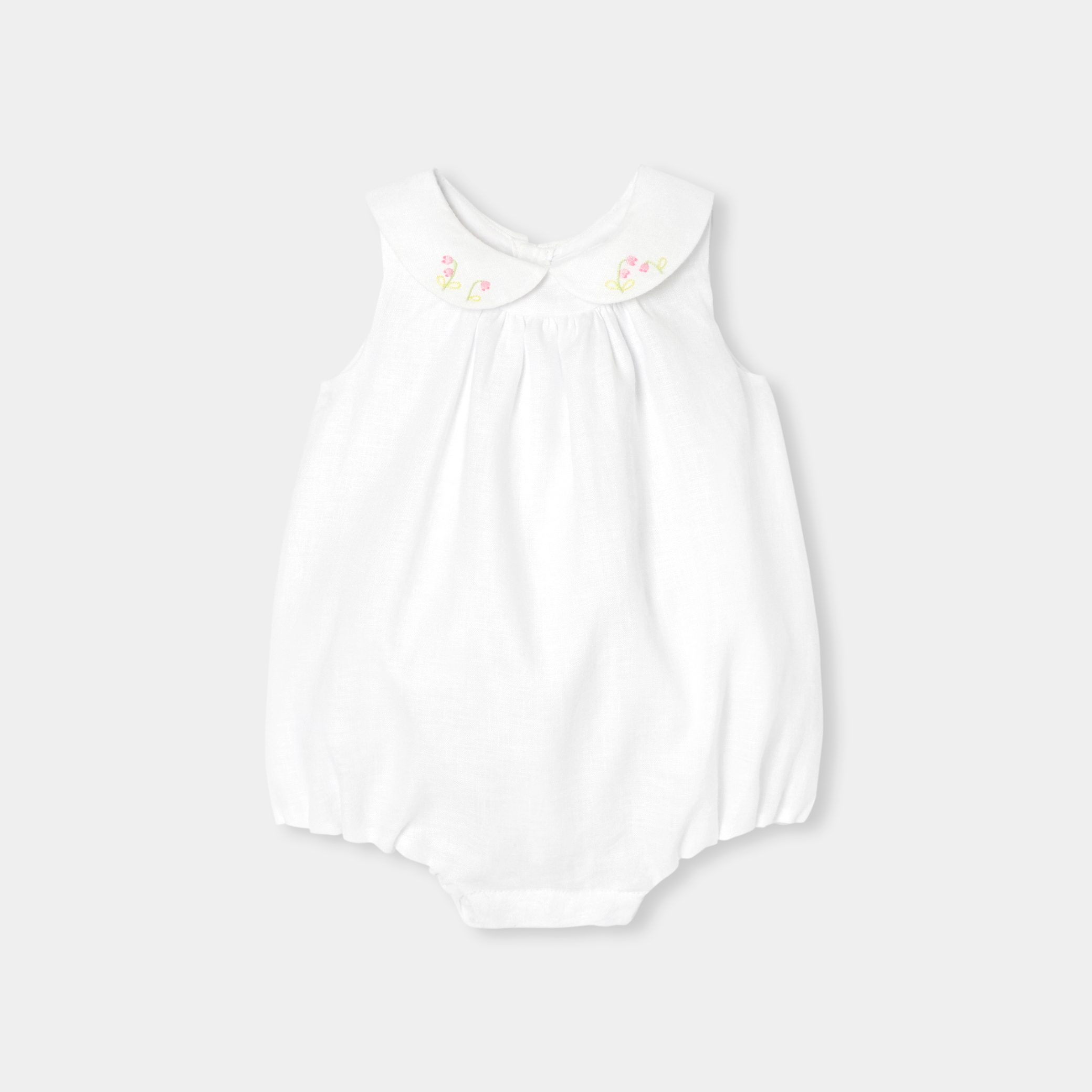 Baby girl linen romper - Orphee