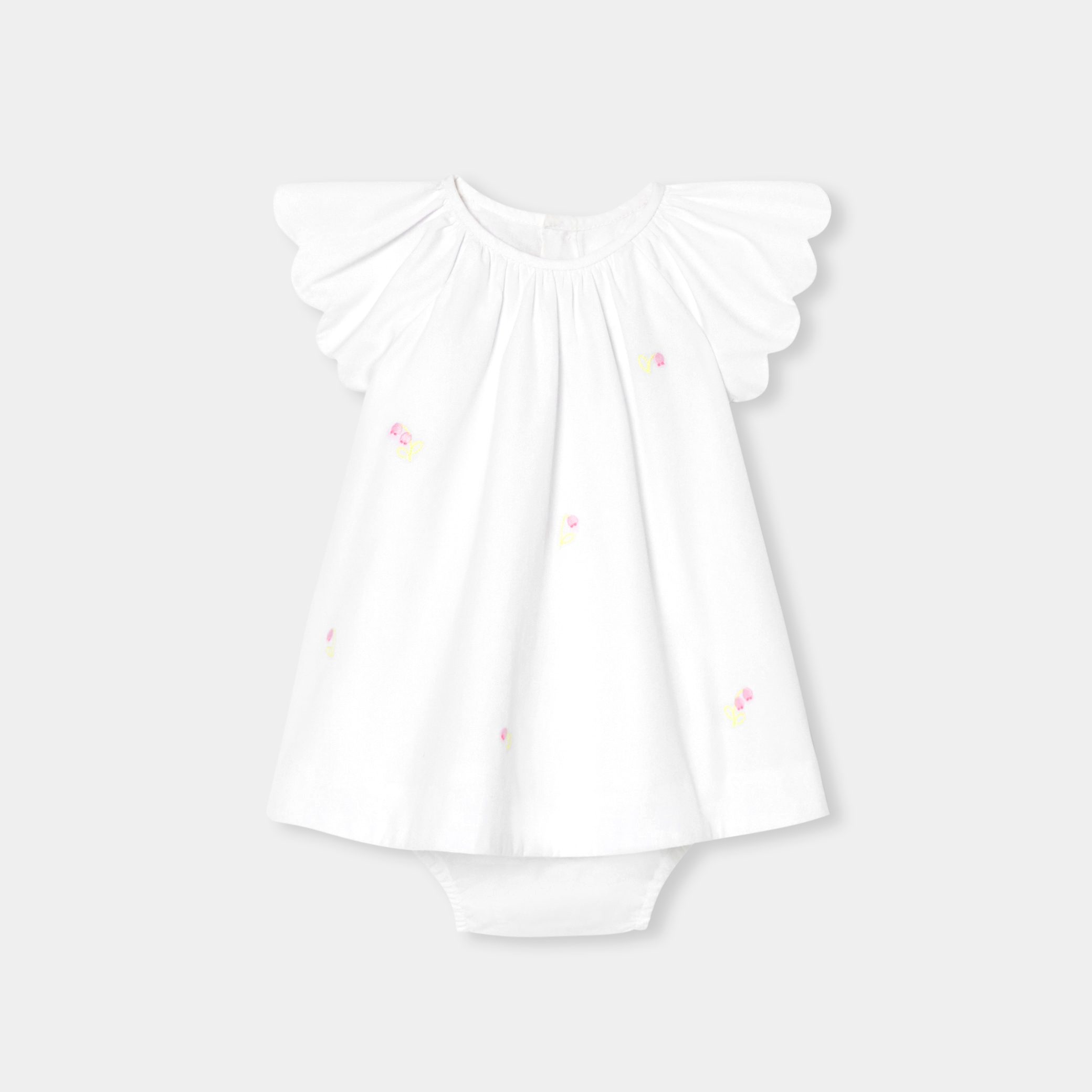 Baby girl dress in poplin - Paquerette
