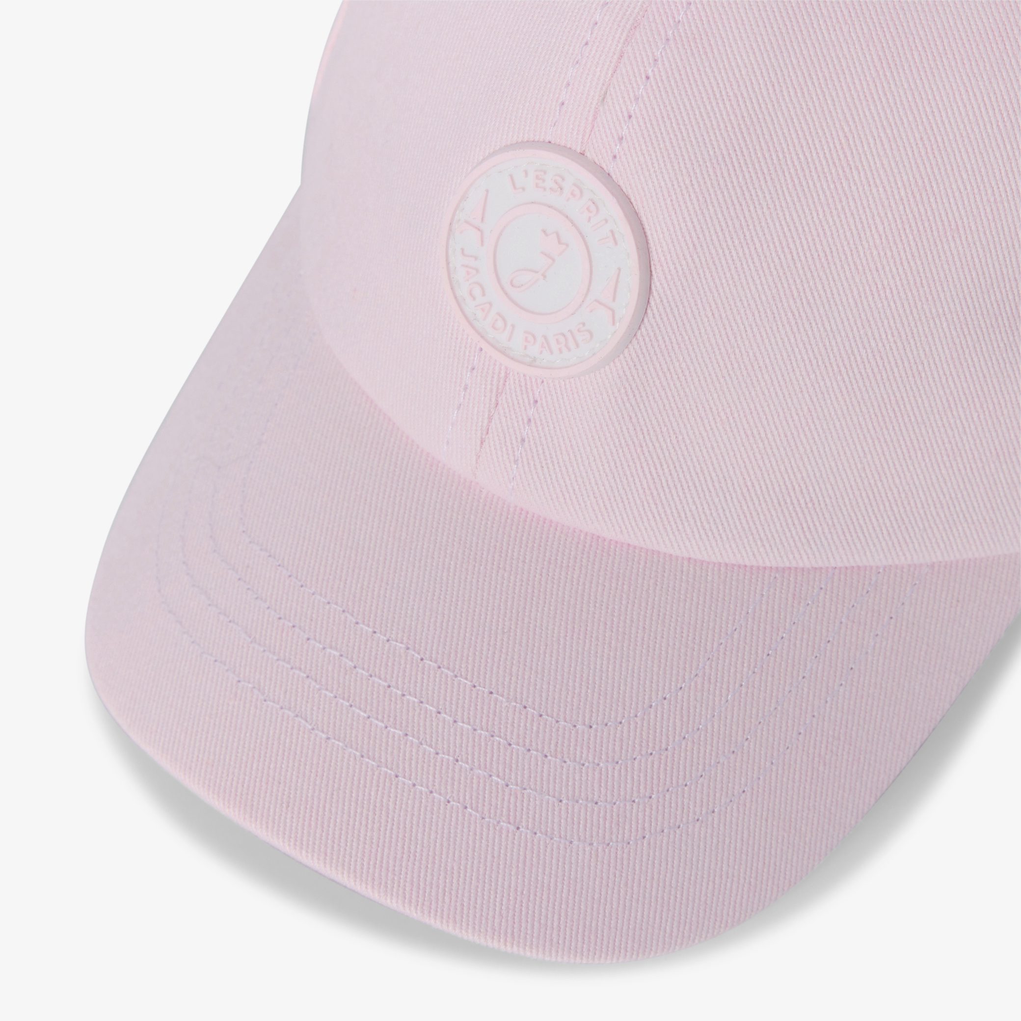 Baby girl cap in twill - Rosee - Image 3