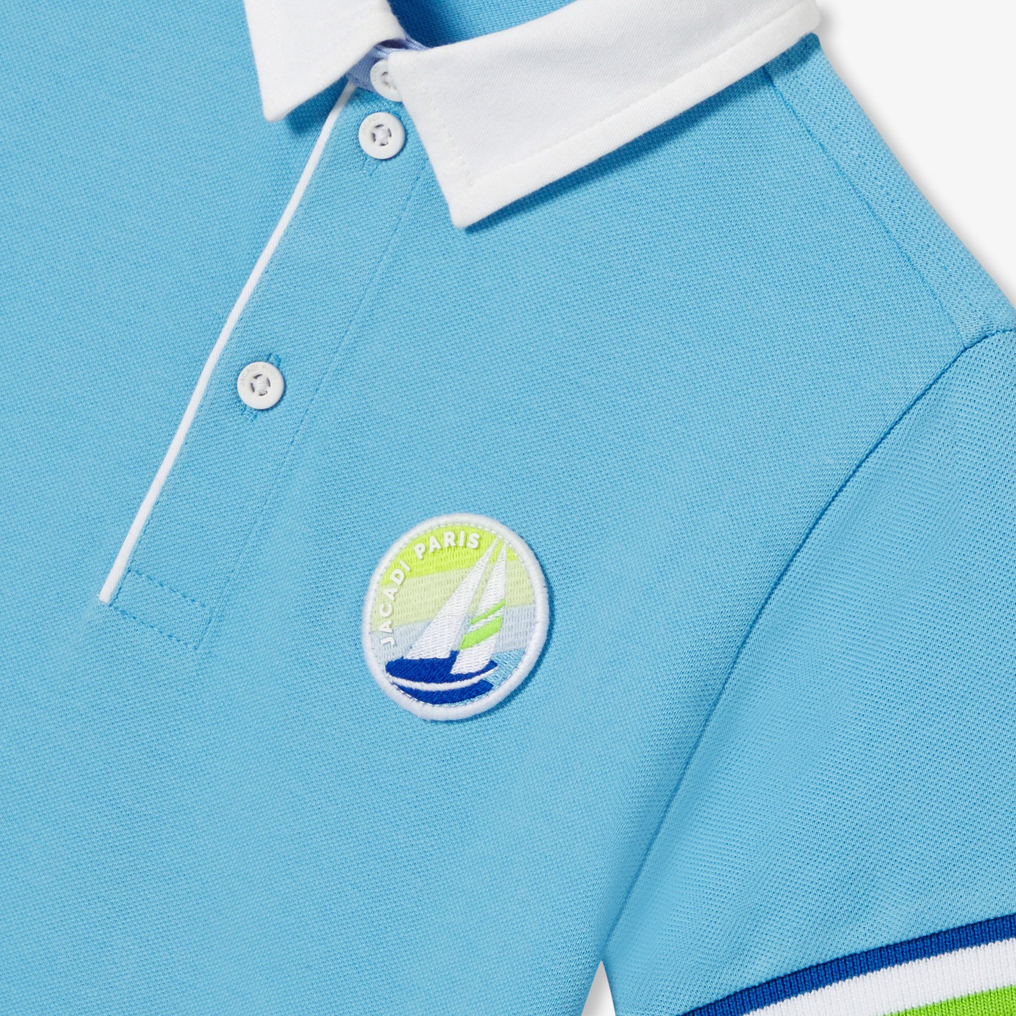 Boy polo shirt in cotton pique - Albertabis - Image 4