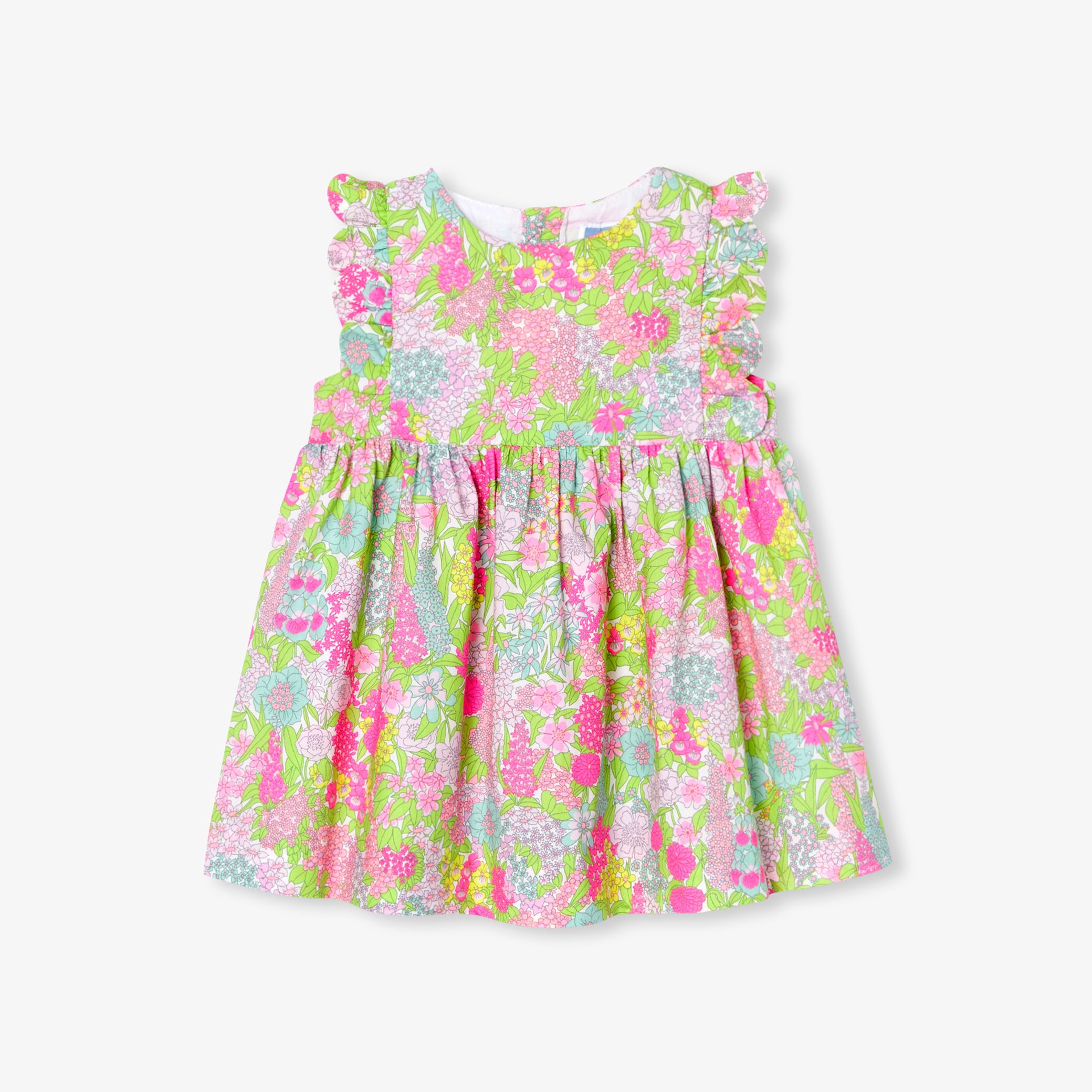 Baby girl dress in Liberty fabric - Envolee
