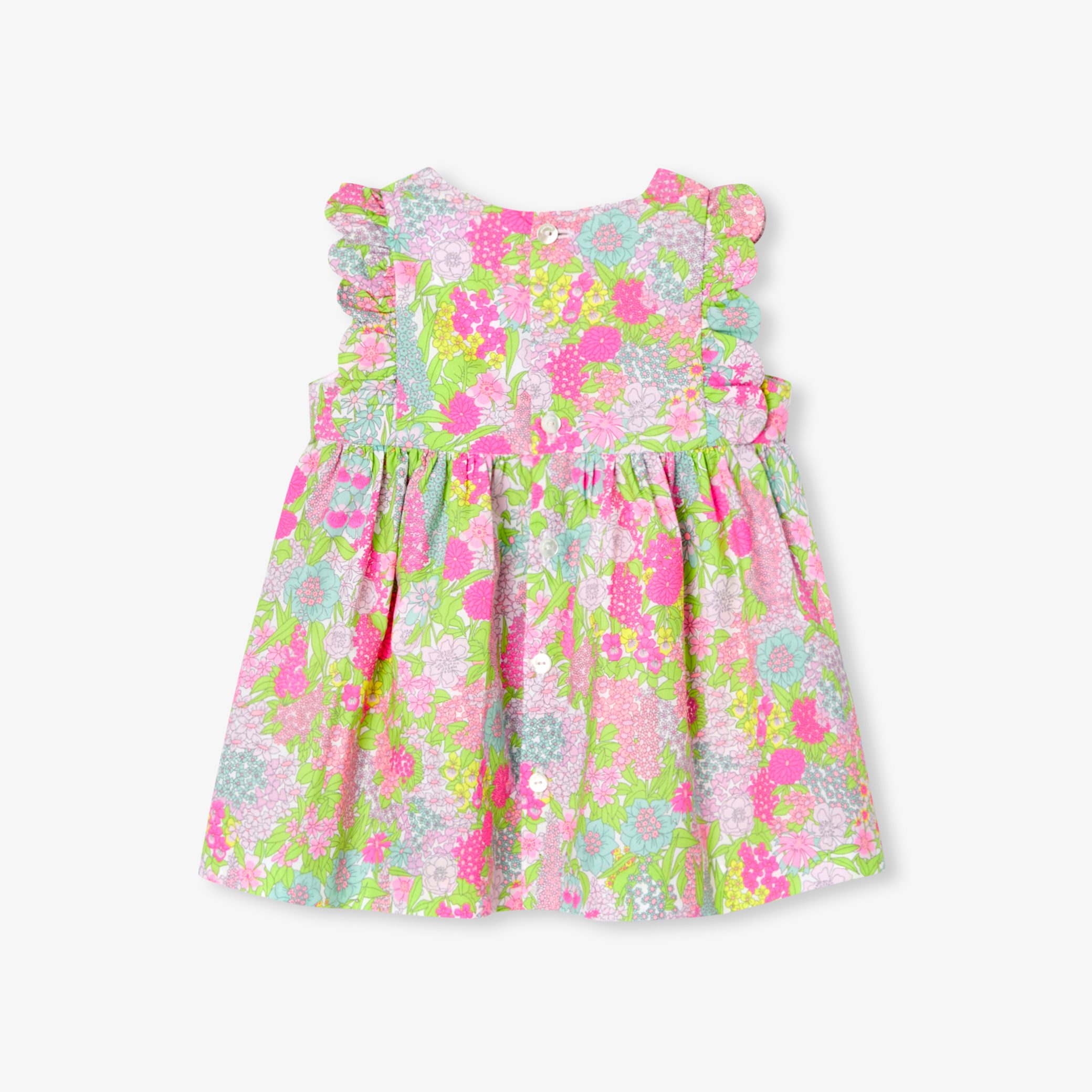 Baby girl dress in Liberty fabric - Envolee - Image 2