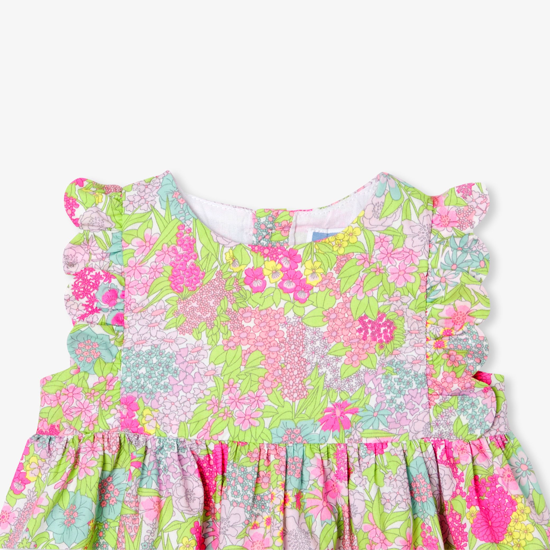 Baby girl dress in Liberty fabric - Envolee - Image 3