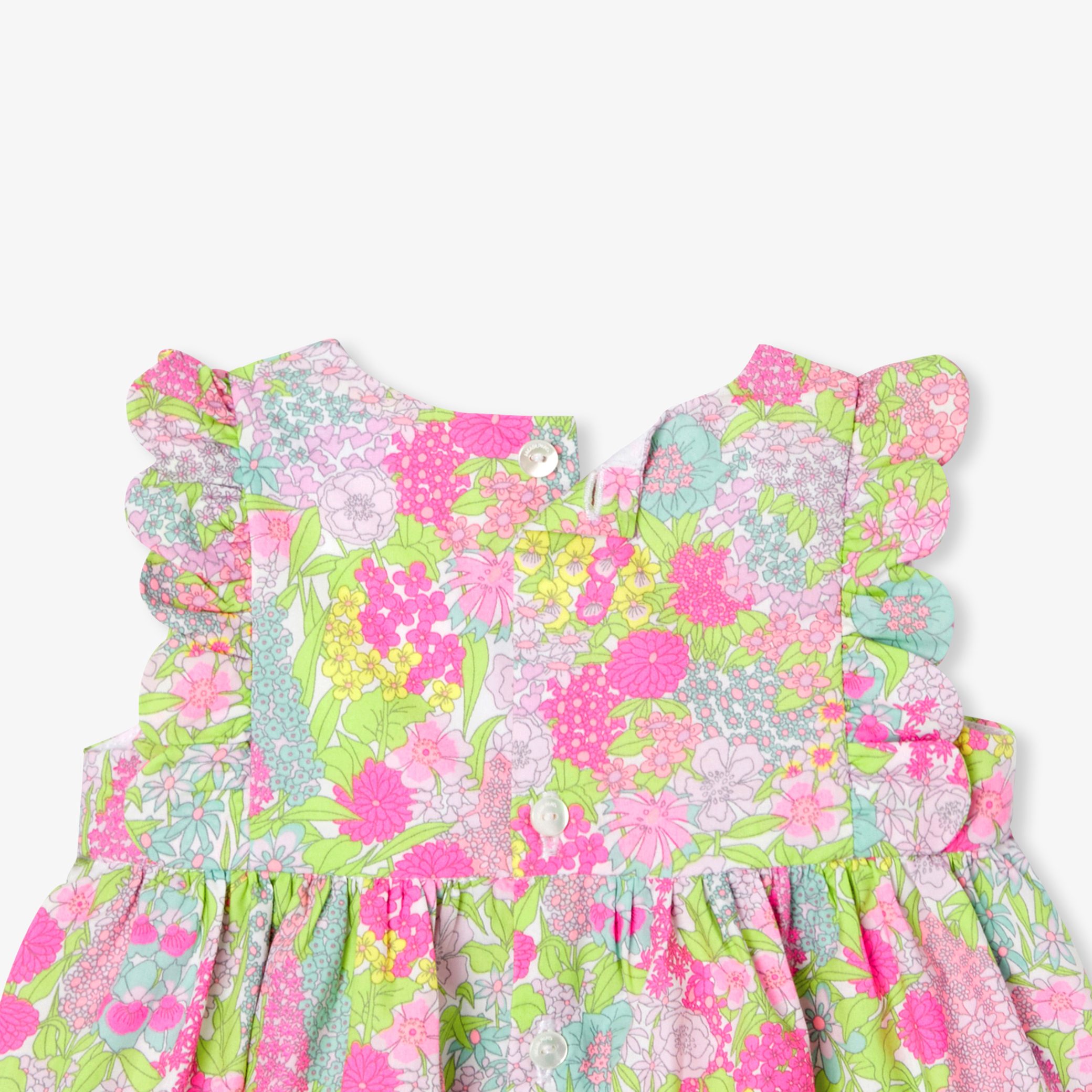 Baby girl dress in Liberty fabric - Envolee - Image 4