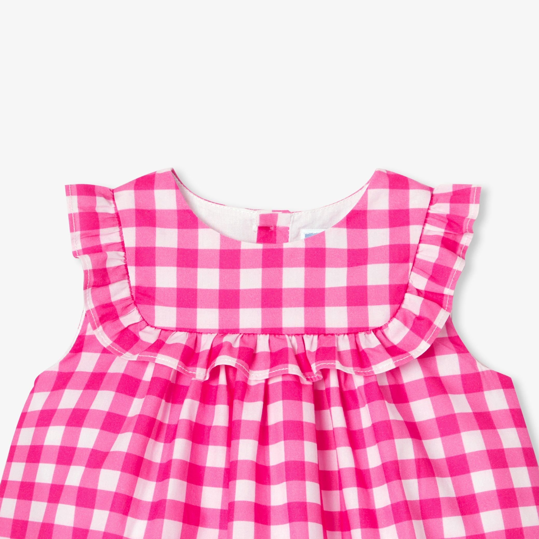 Baby girl gingham dress - Fillette - Image 3