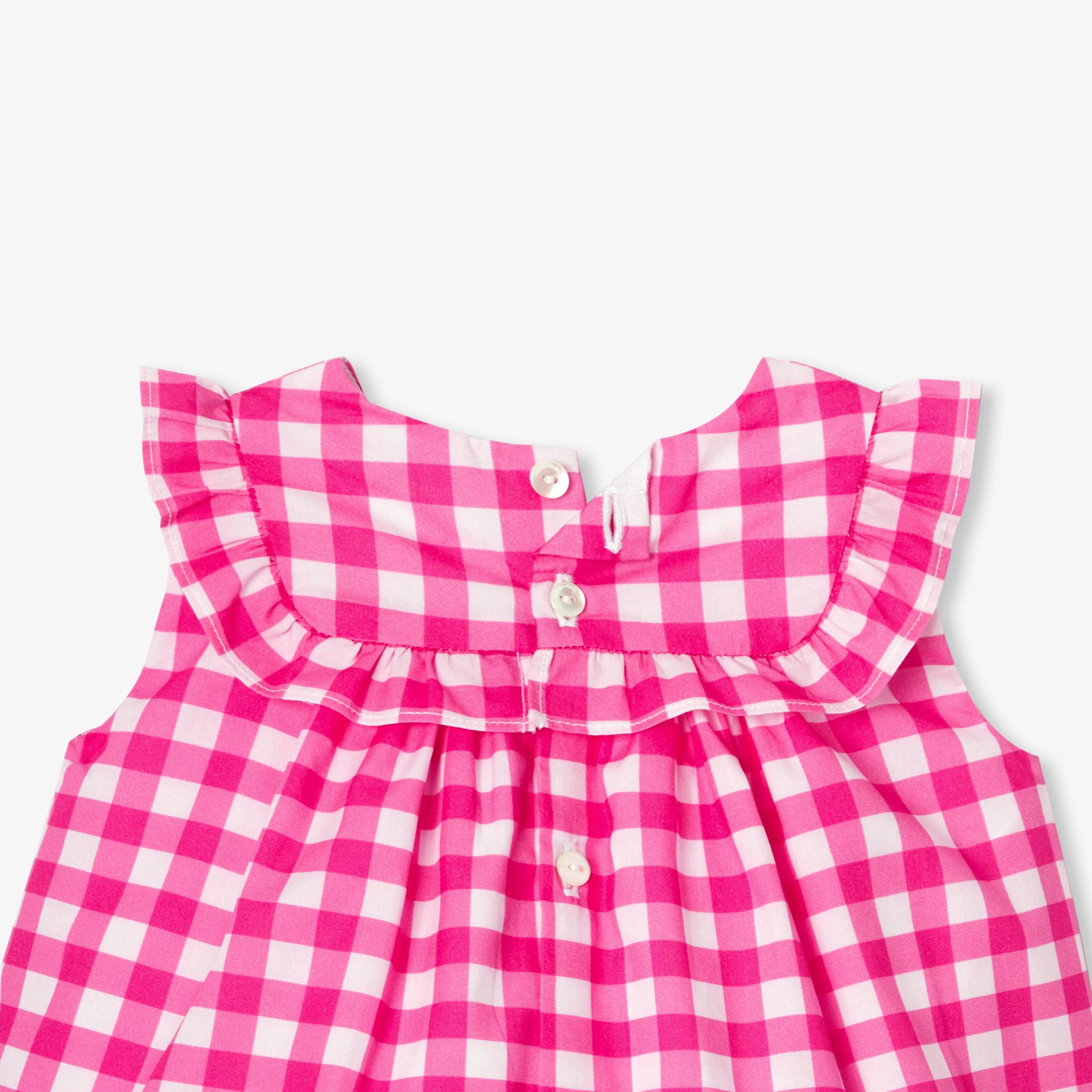 Baby girl gingham dress - Fillette - Image 4