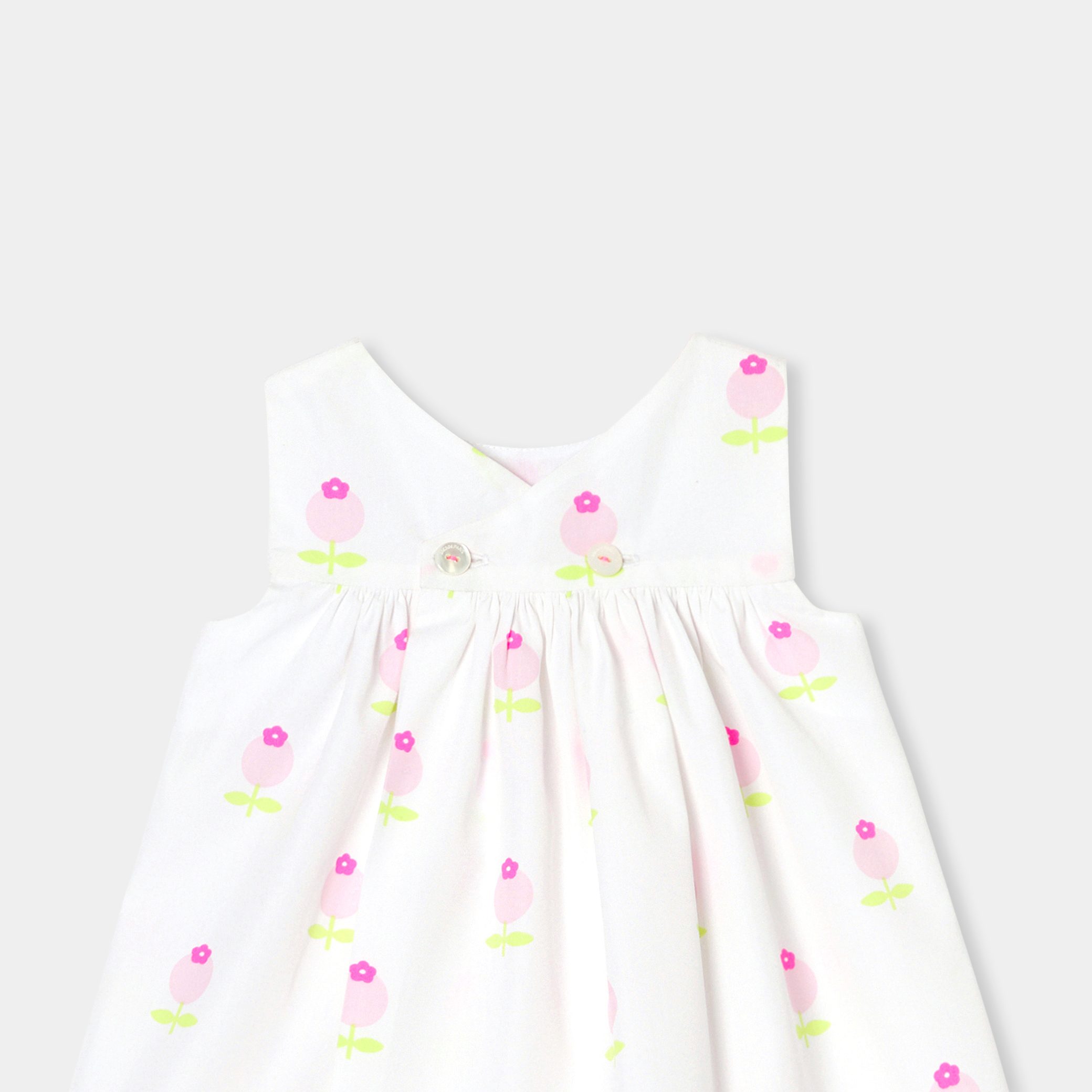 Baby girl dress in poplin - Carla - Image 4