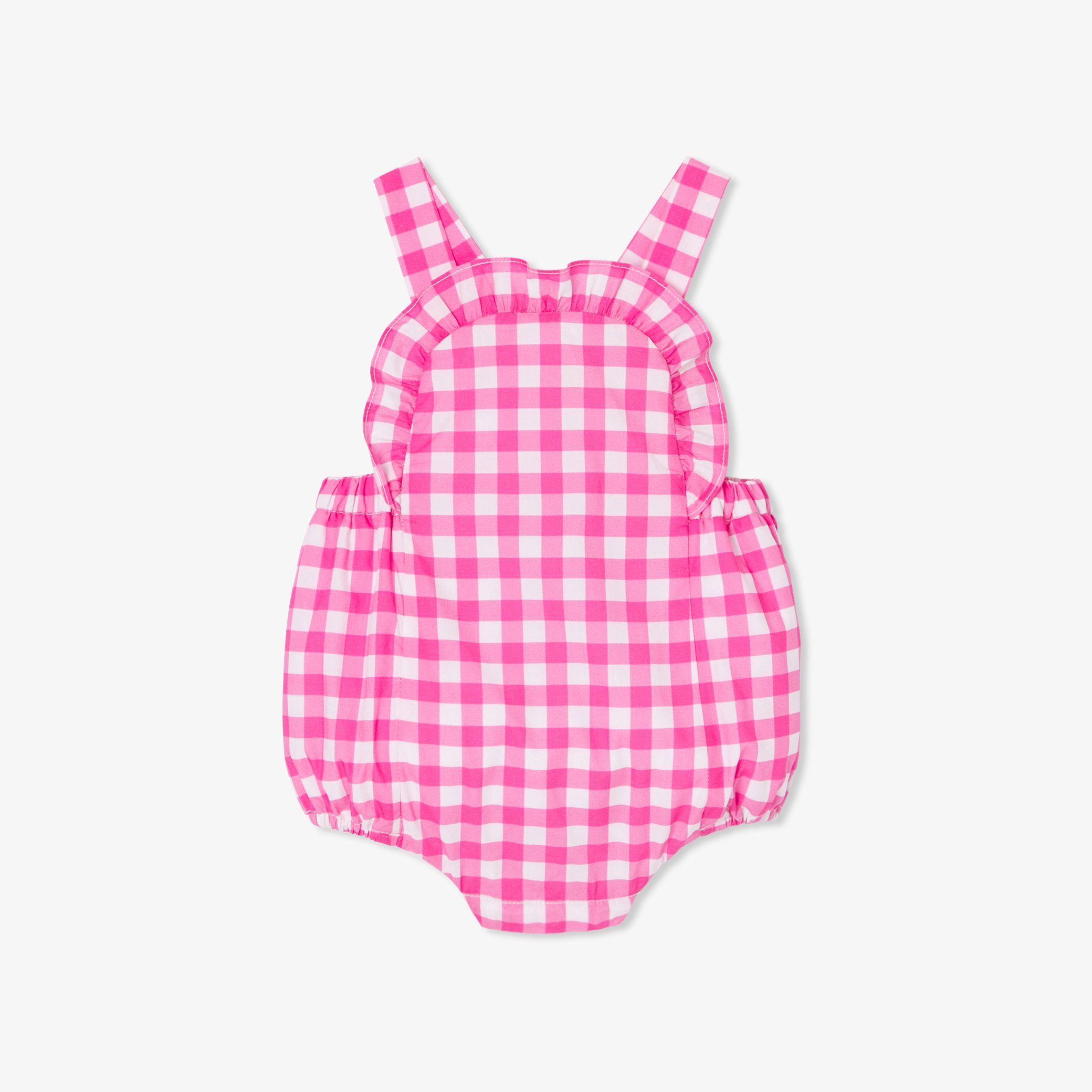 Baby girl gingham romper - Froufrou
