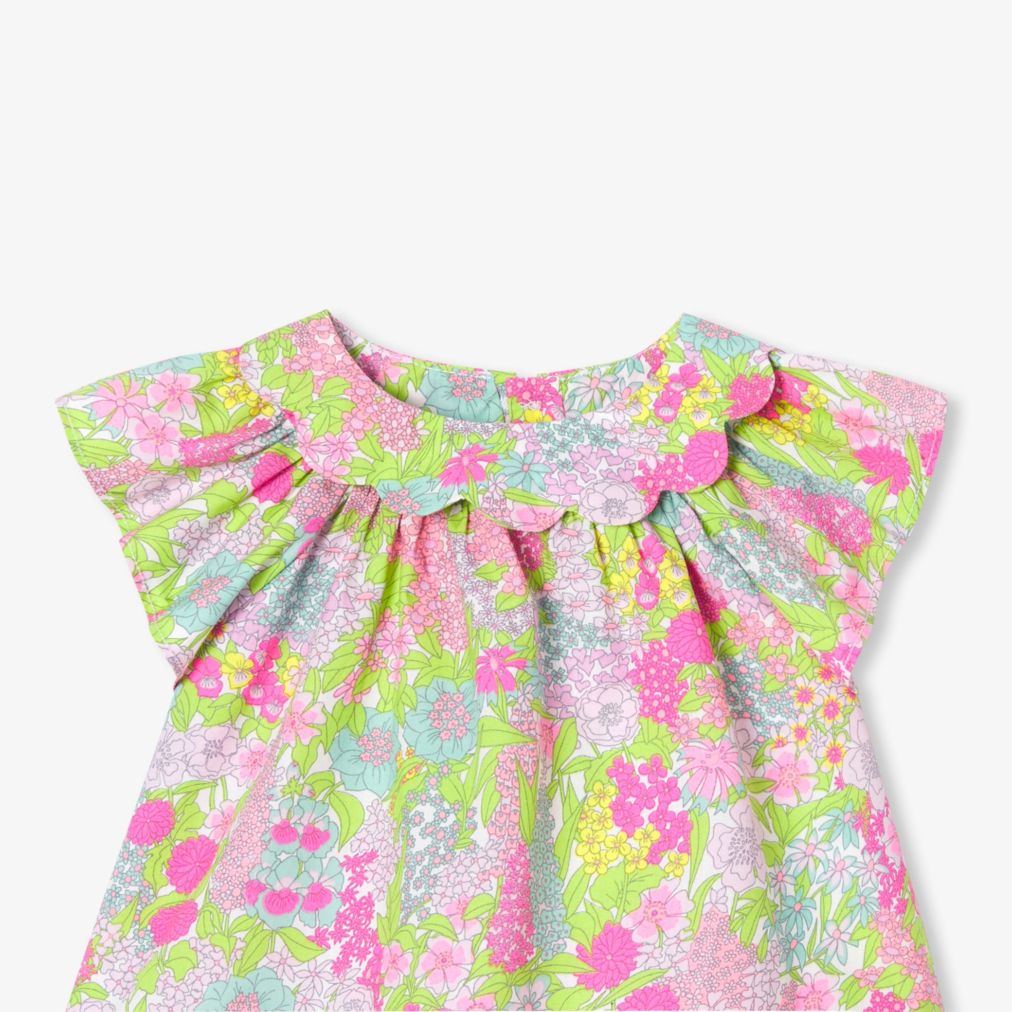 Baby girl set in Liberty fabrics - Arome - Image 3