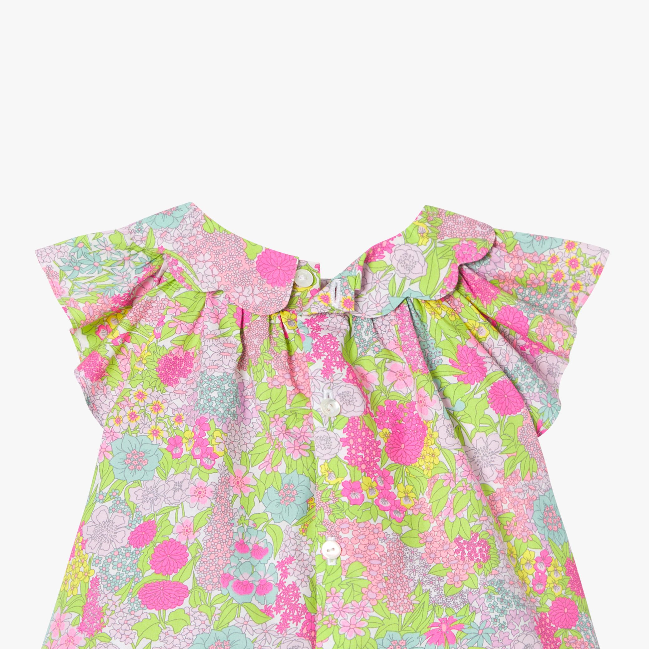 Baby girl set in Liberty fabrics - Arome - Image 4