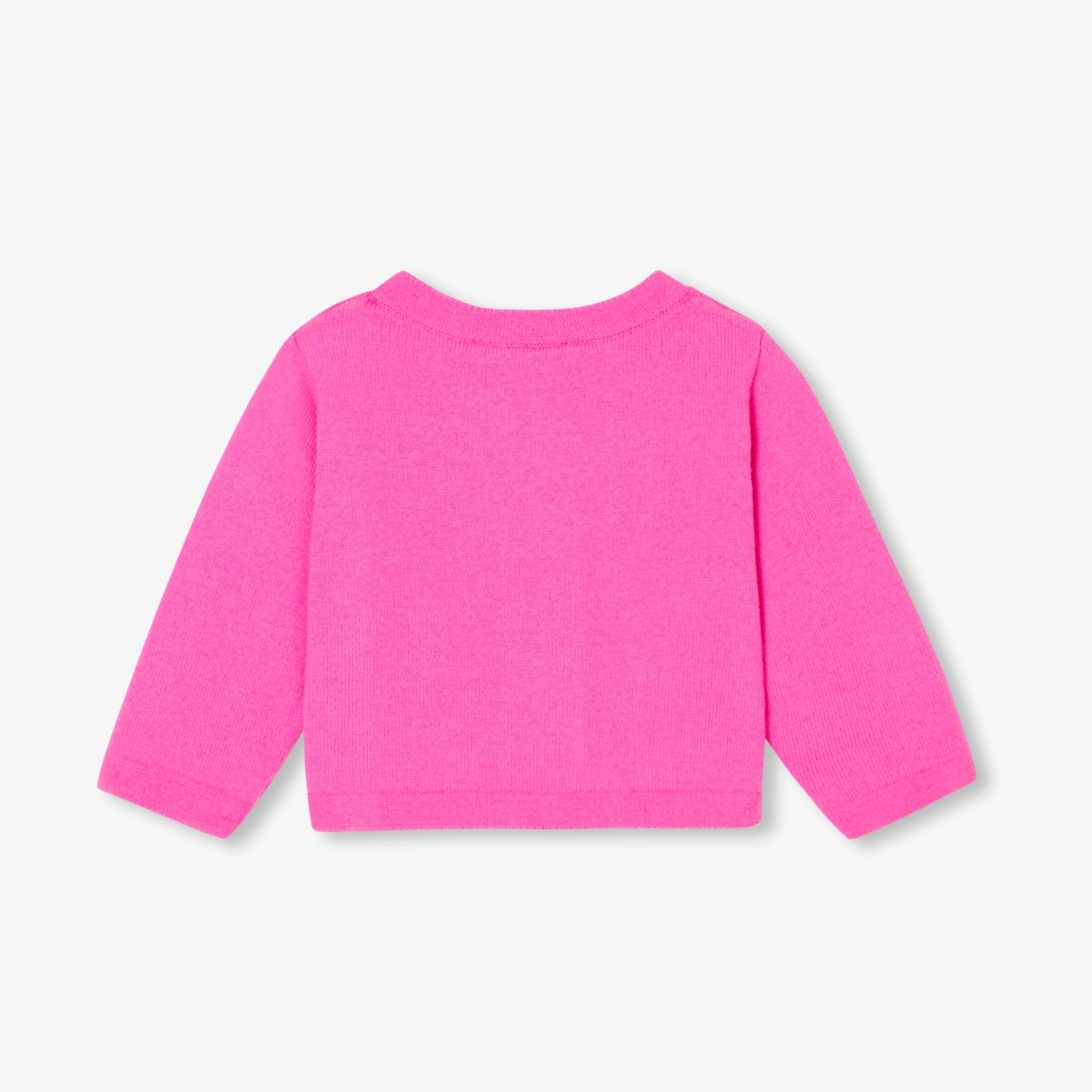 Baby girl jersey cardigan - Dunette - Image 2