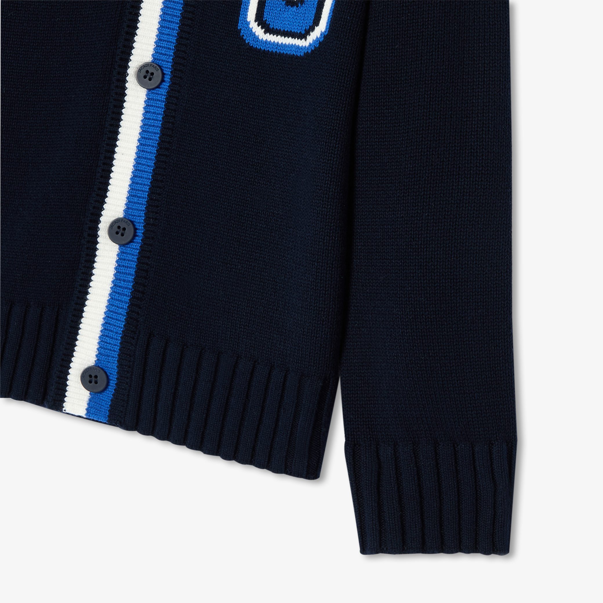 Boy cardigan in jersey stitch - Chevalier - Image 6