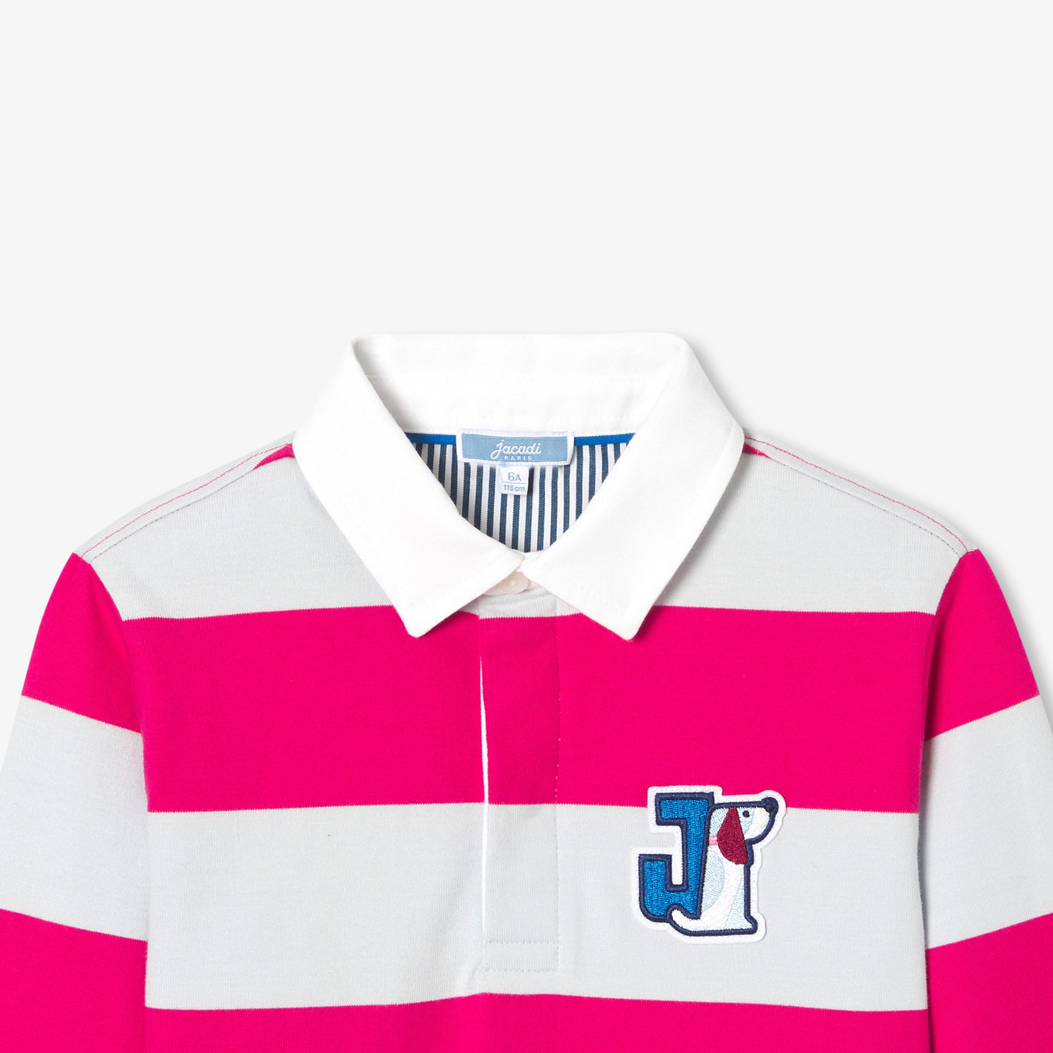 Boy long-sleeved polo shirt - Courtois - Image 6