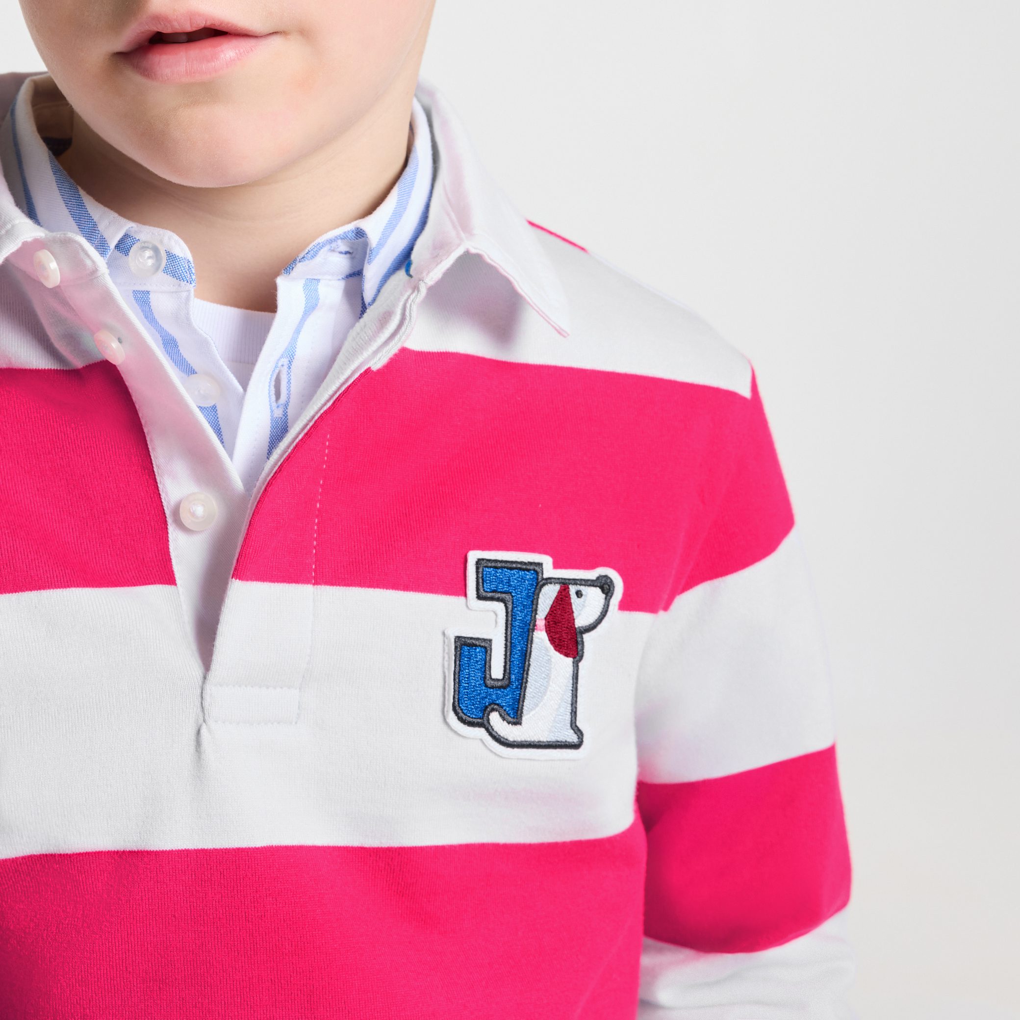 Boy long-sleeved polo shirt - Courtois - Image 2