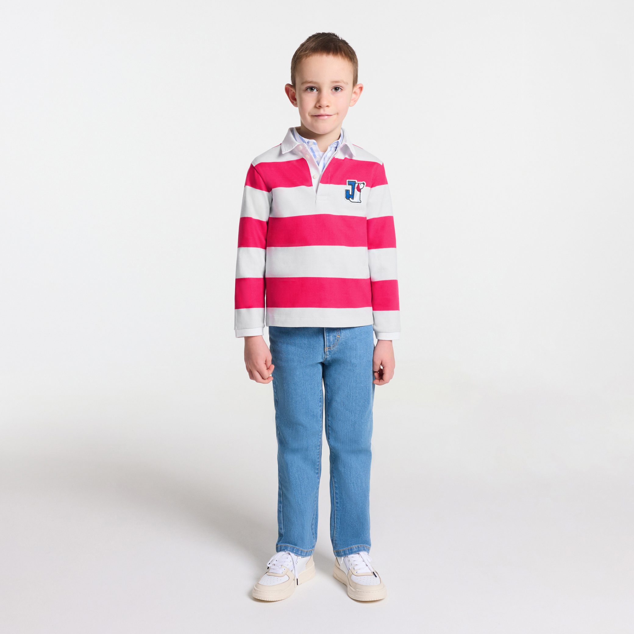 Boy long-sleeved polo shirt - Courtois - Image 3
