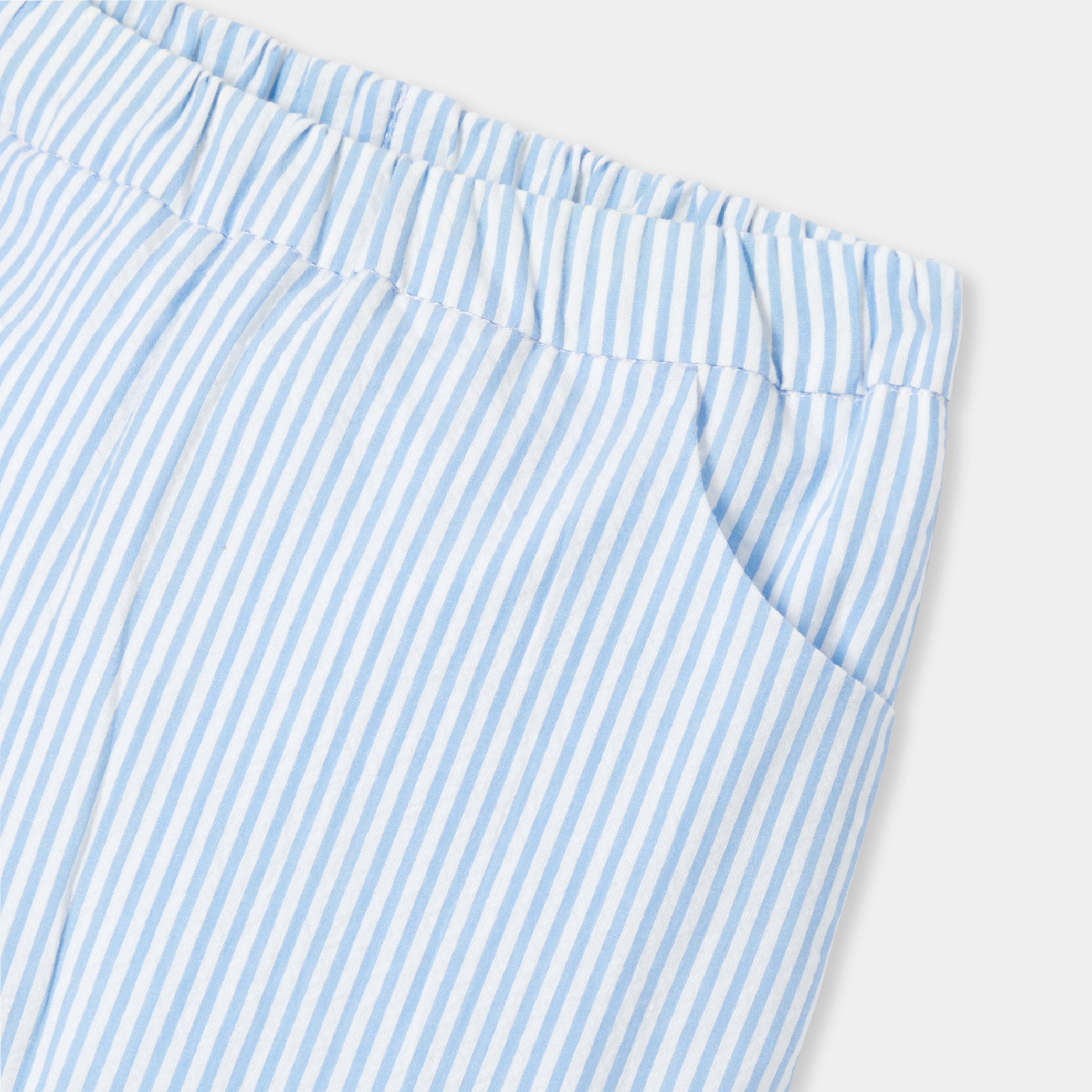 Baby boy seersucker trousers - Eclore - Image 4