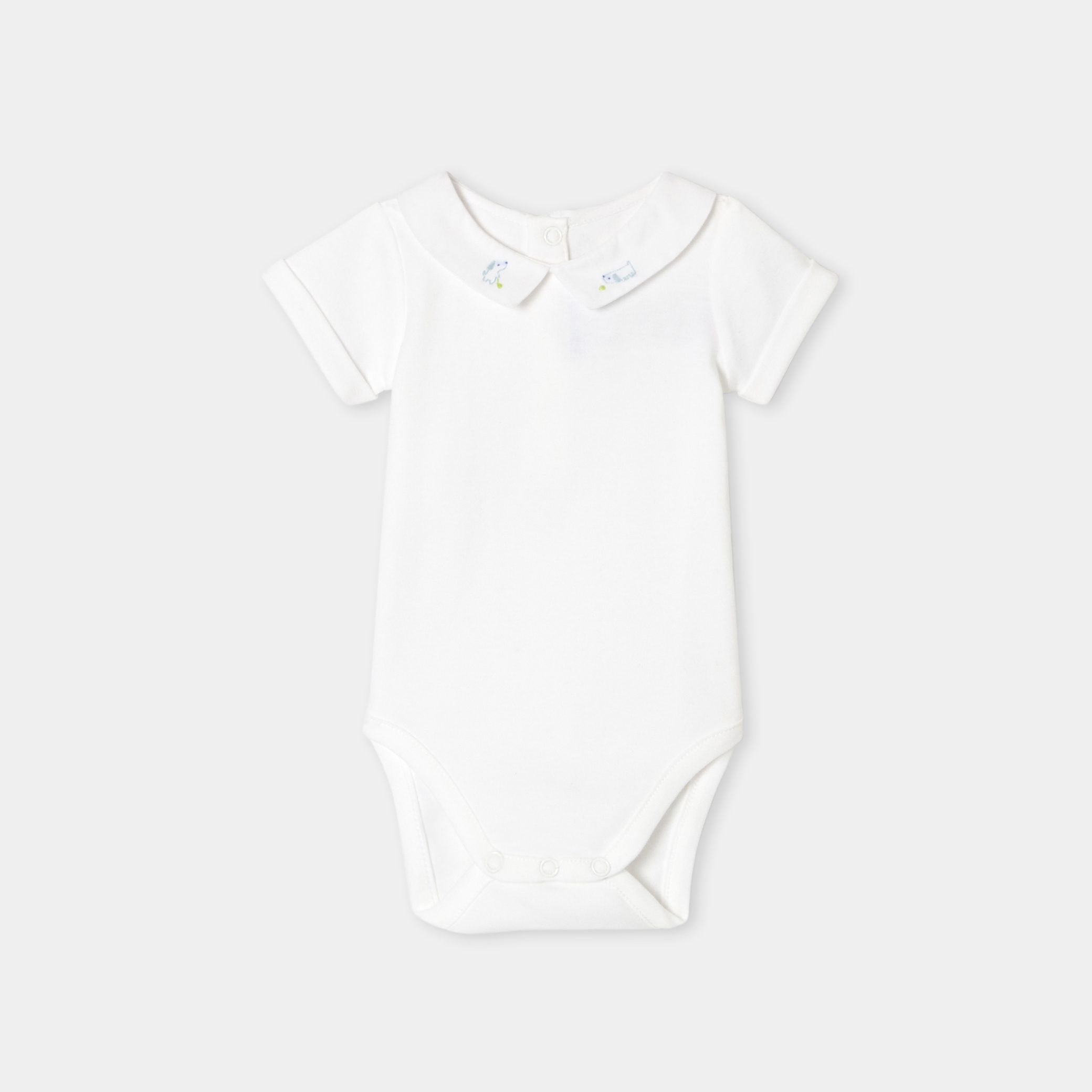 Baby boy short-sleeved bodysuit - Chant